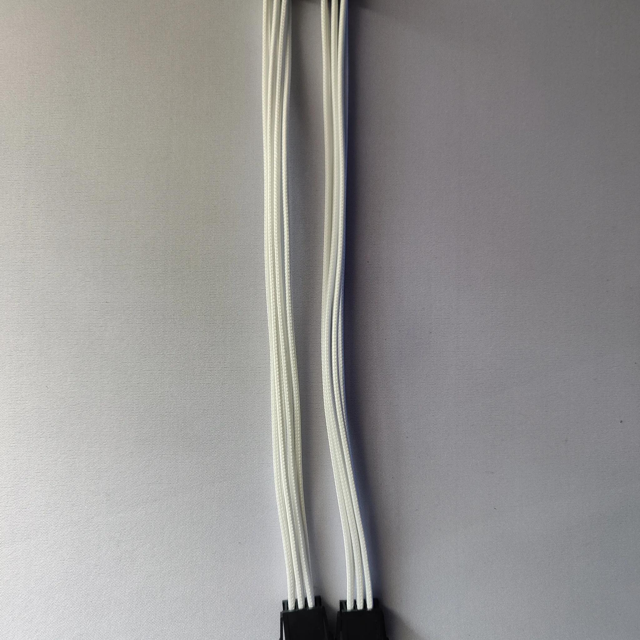 White Braided Cable Extensions for PC