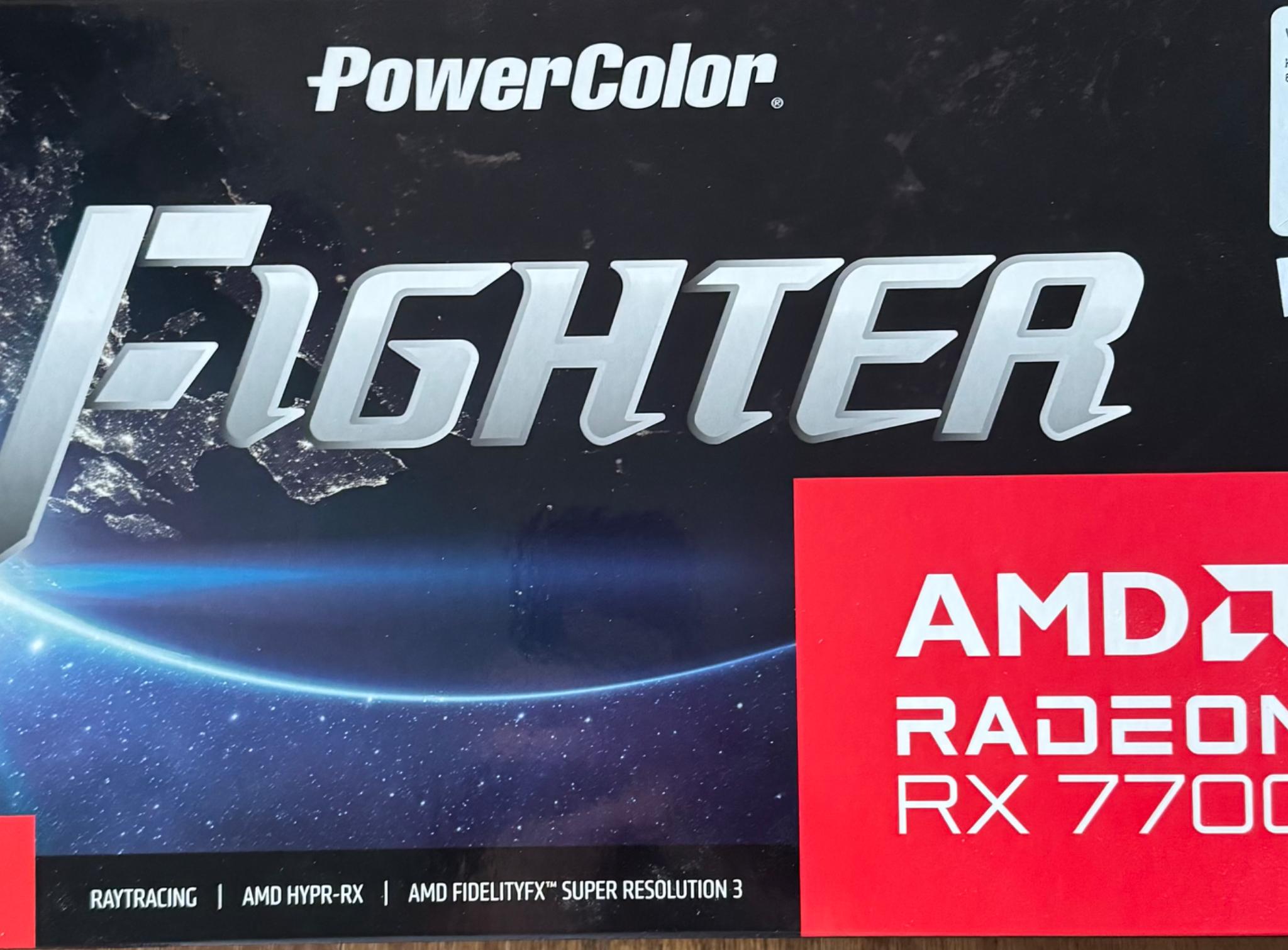 Powercolor Fighter AMD RX7700 XT like new
