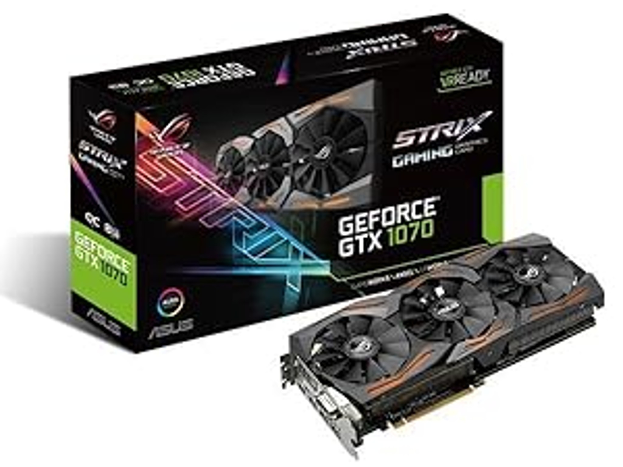 ASUS GeForce GTX 1070 8GB ROG Strix OC Edition Graphic Card