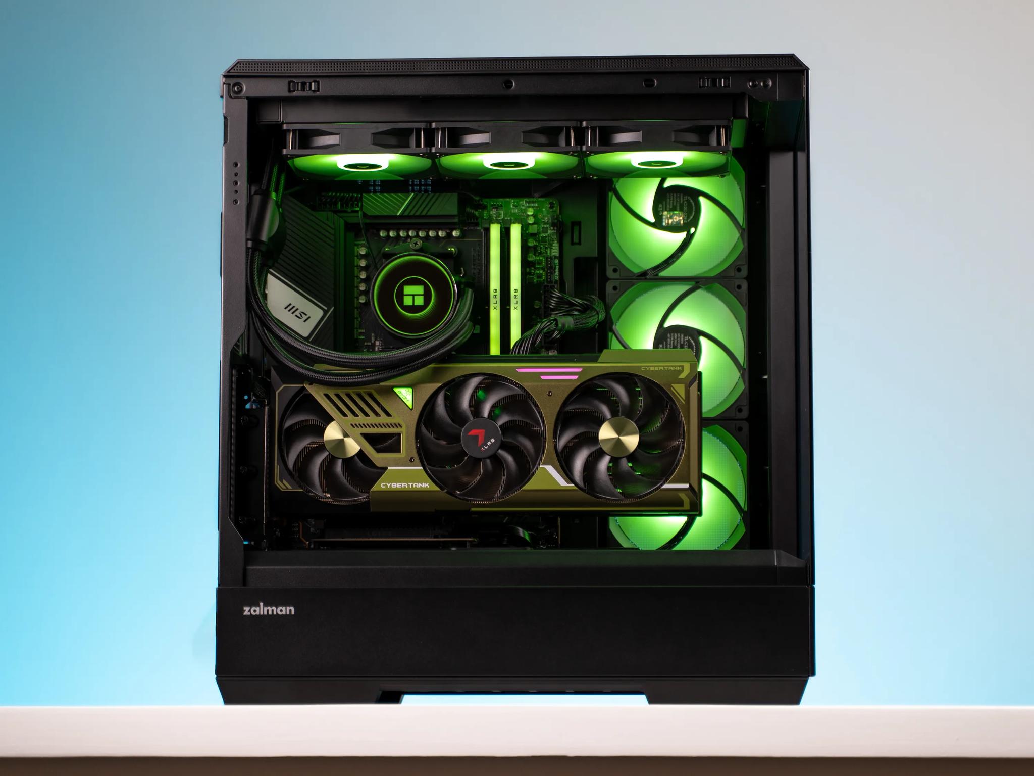 “Hylobius F” RTX 4080 Ryzen 7 7800X3D 2TB 32GB Windows 11 Workstation Gaming PC