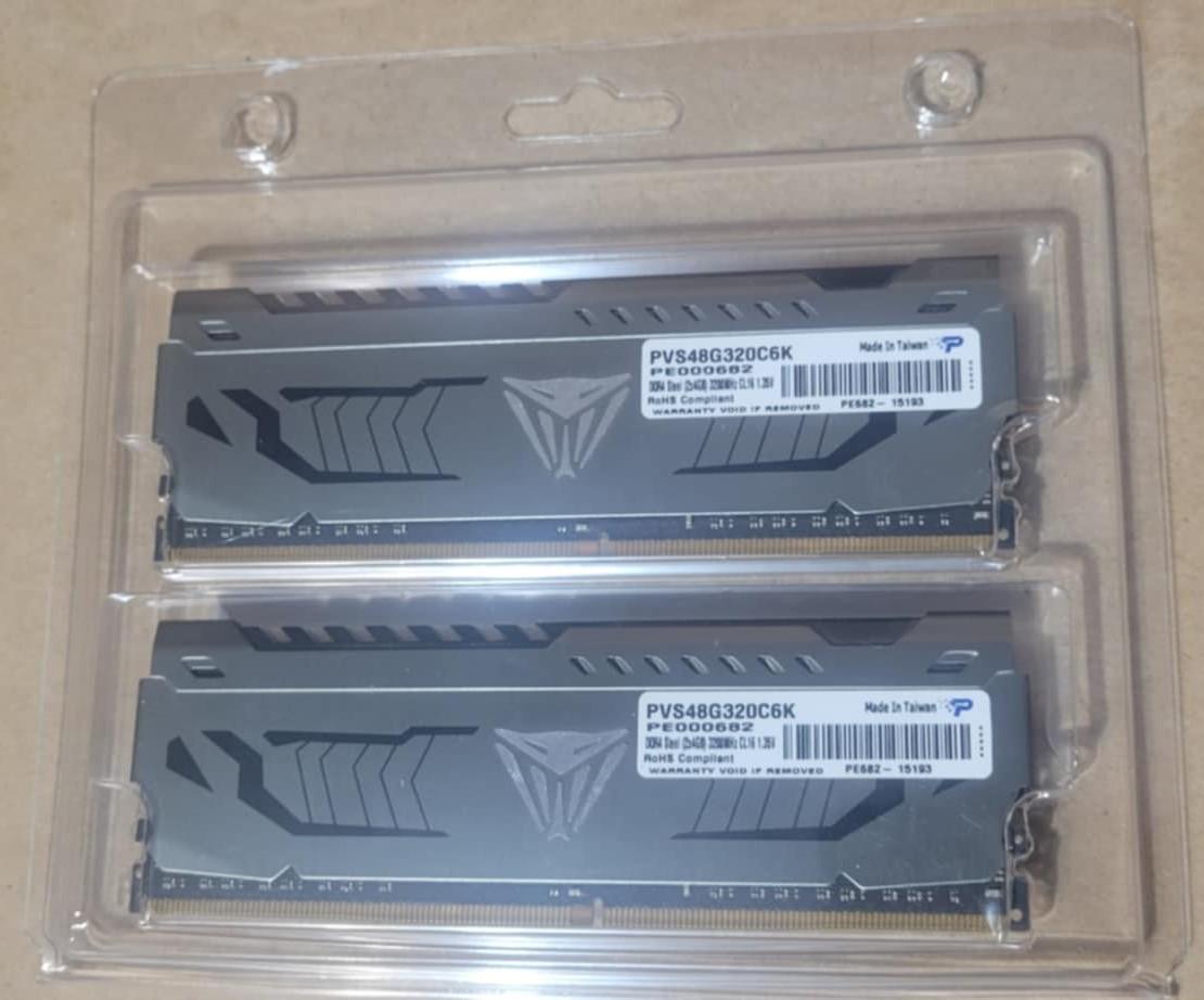 Patriot Viper Steel DDR4 8GB (2 x 4GB) 3200MHz Memory Kit