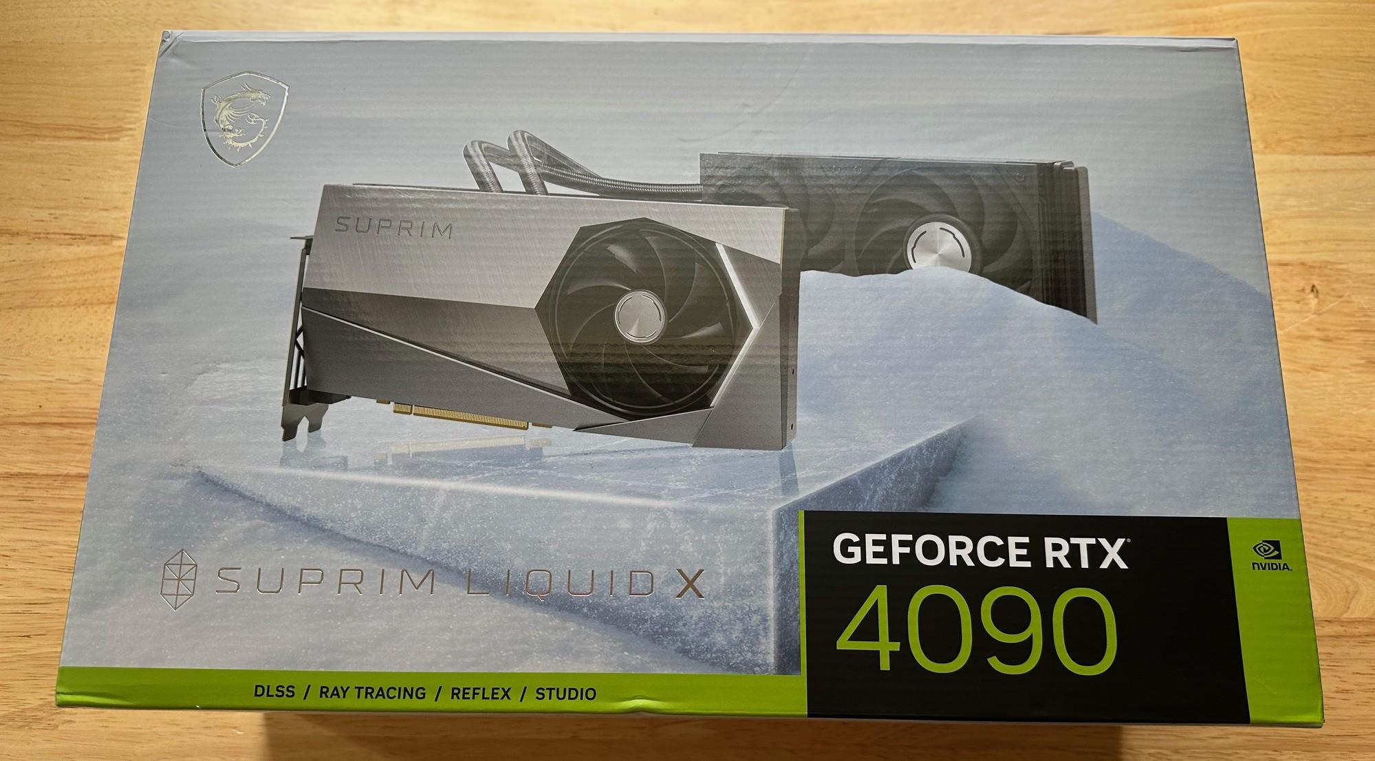 MSI Suprim GeForce RTX 4090 SUPRIM LIQUID X 24G - Used Great Condition