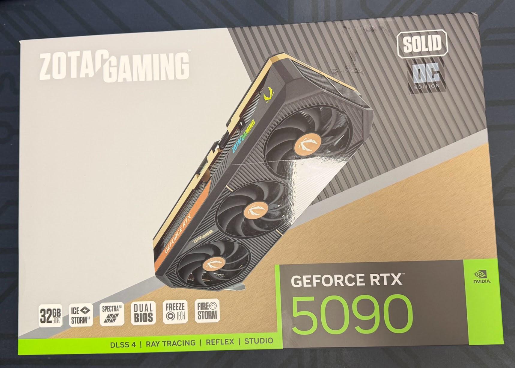 ZOTAC GAMING GeForce RTX 5090 SOLID - Image 1