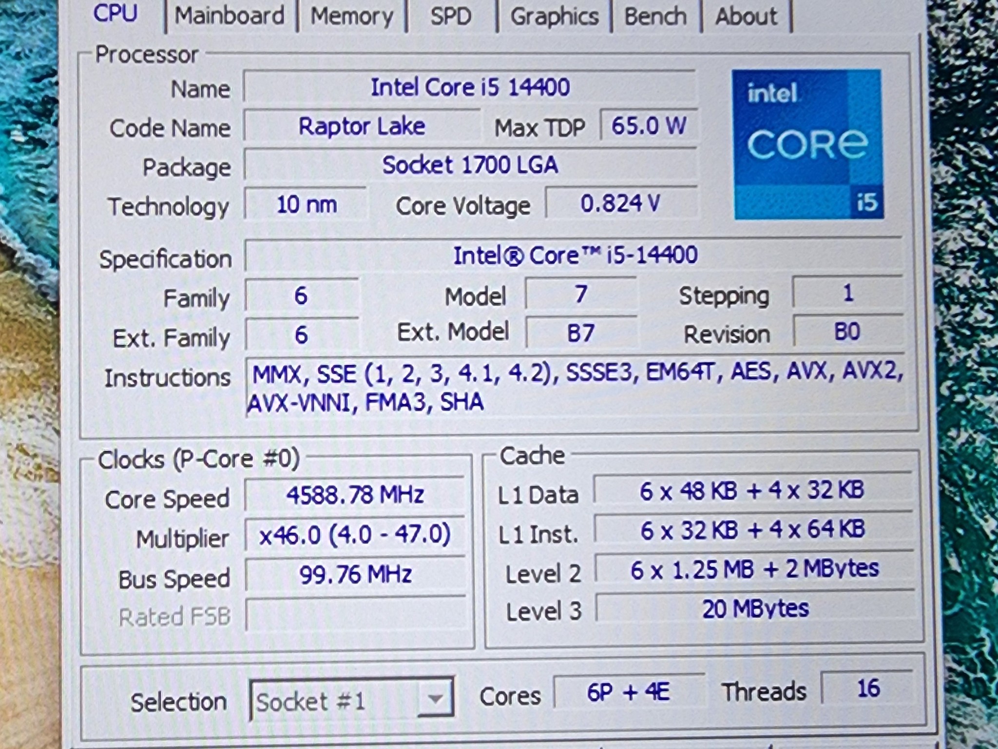 Intel i5 14400 AMD XFX Speedster SWFT 210 Radeon RX 7600 XT 16 GB  MSI Tomahawk MAG MAX 32GB DDR5