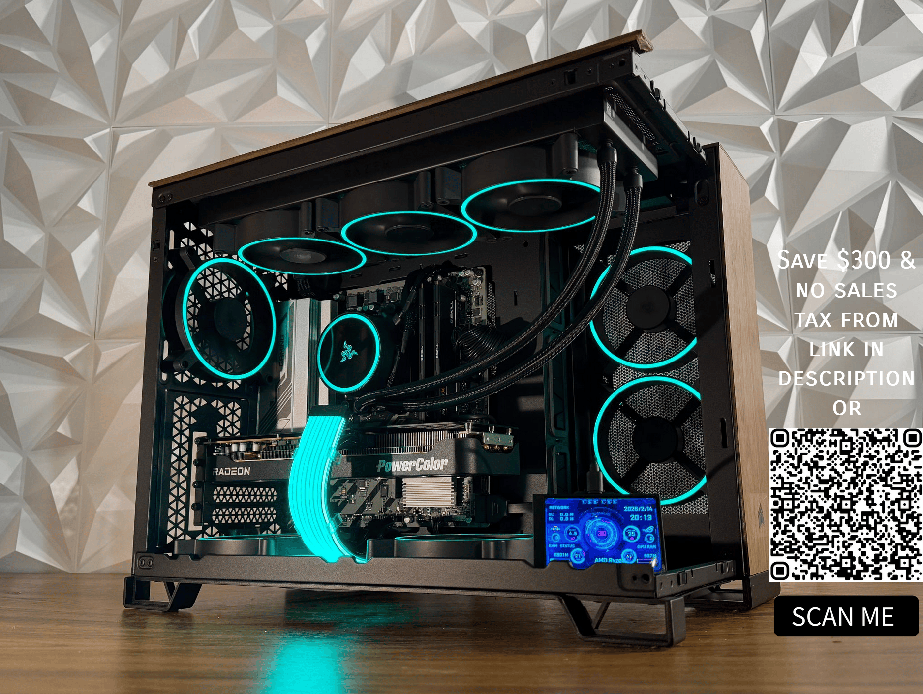 🌲Rx 9070XT | 9800x3d/7900X | 32GB DDR5 | 2TB | Windows 11 Pro 🌲 “WOODLAND PHANTOM”