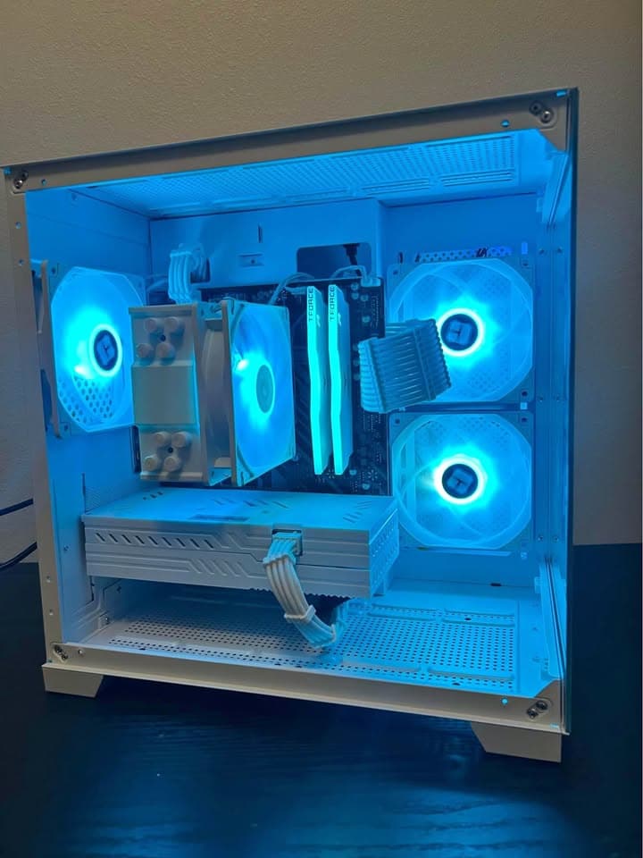 All White Budget Gaming Pc
