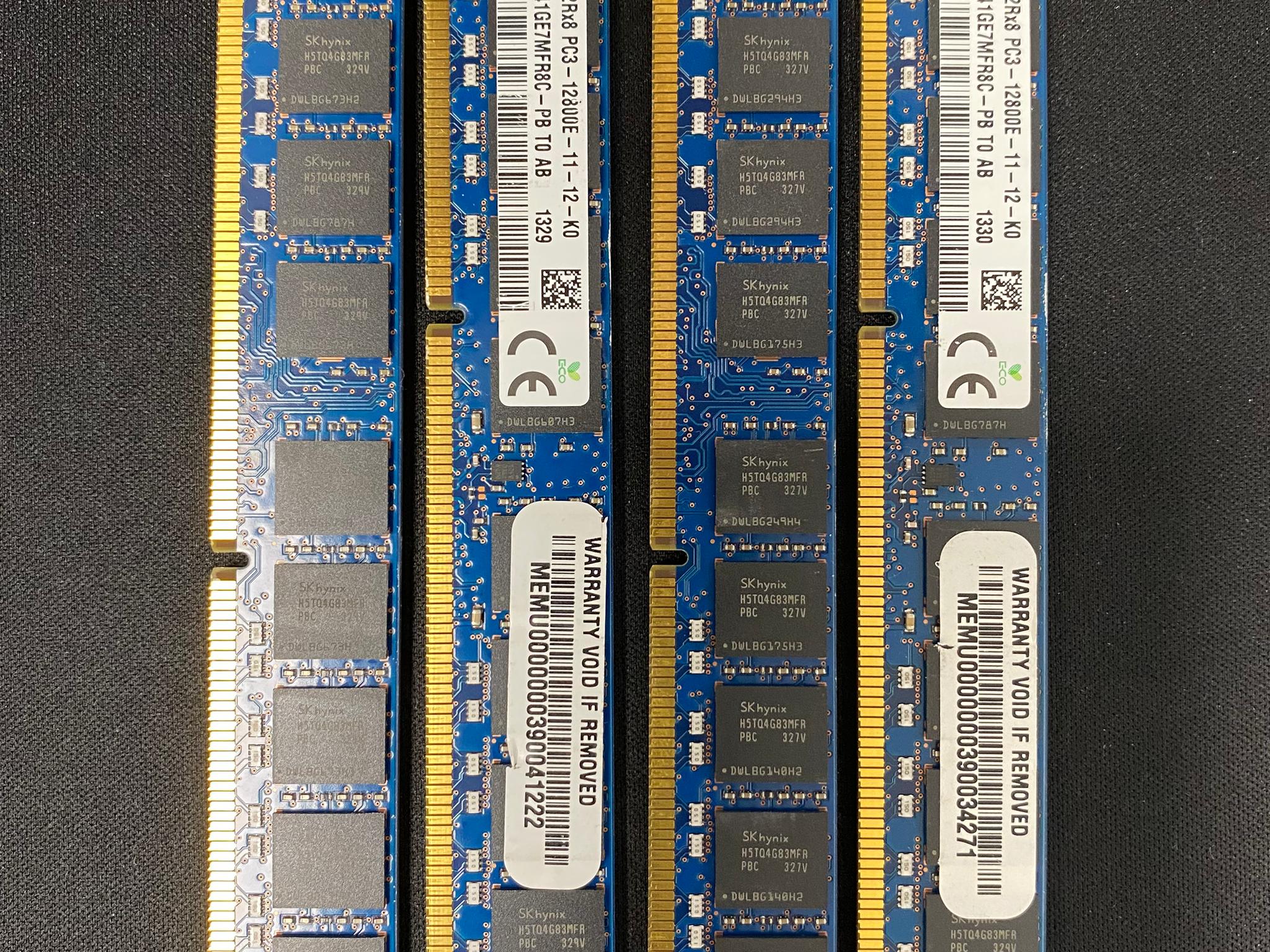 32 GB DDR3 (2x8GB) - PC3-12800e