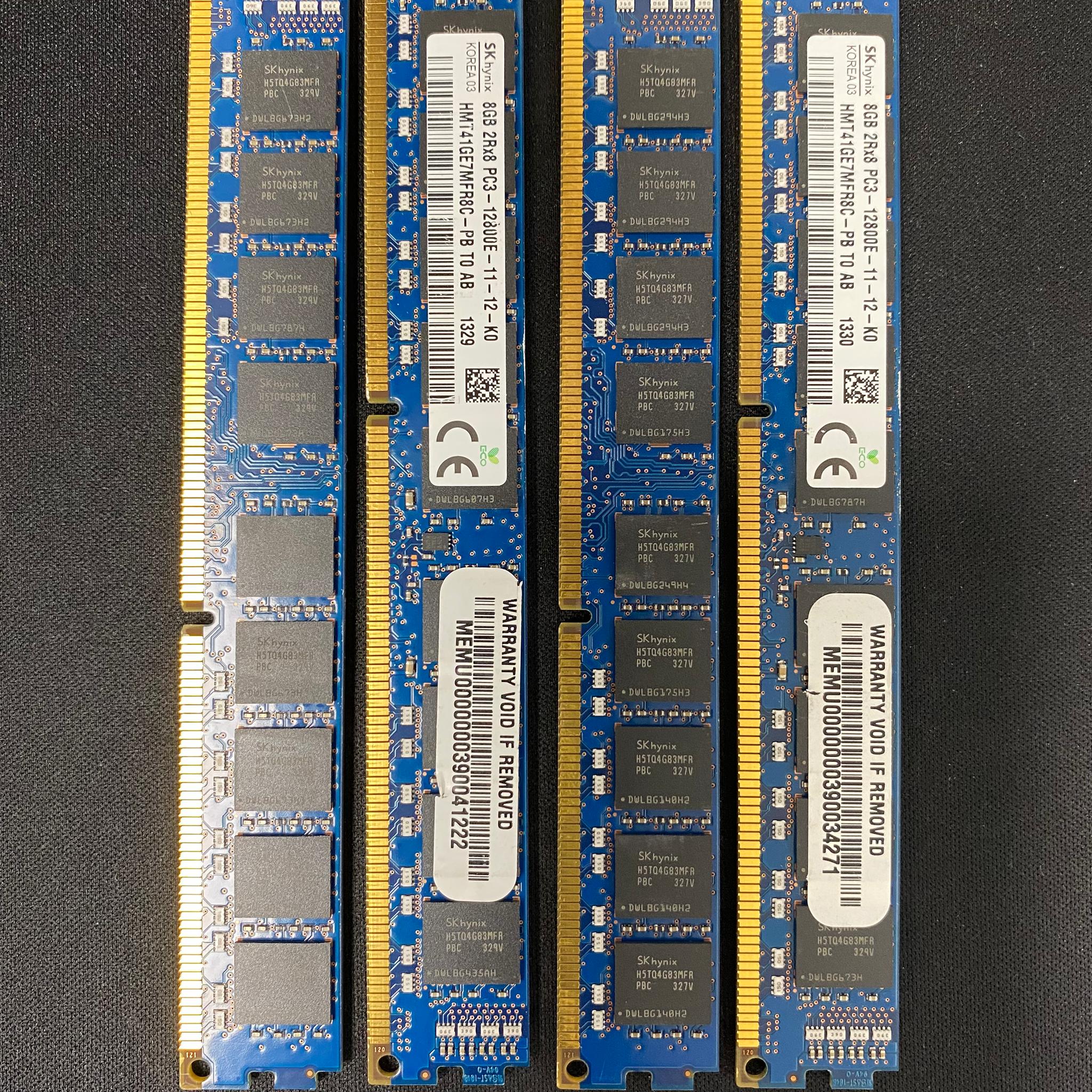 32 GB DDR3 (2x8GB) - PC3-12800e