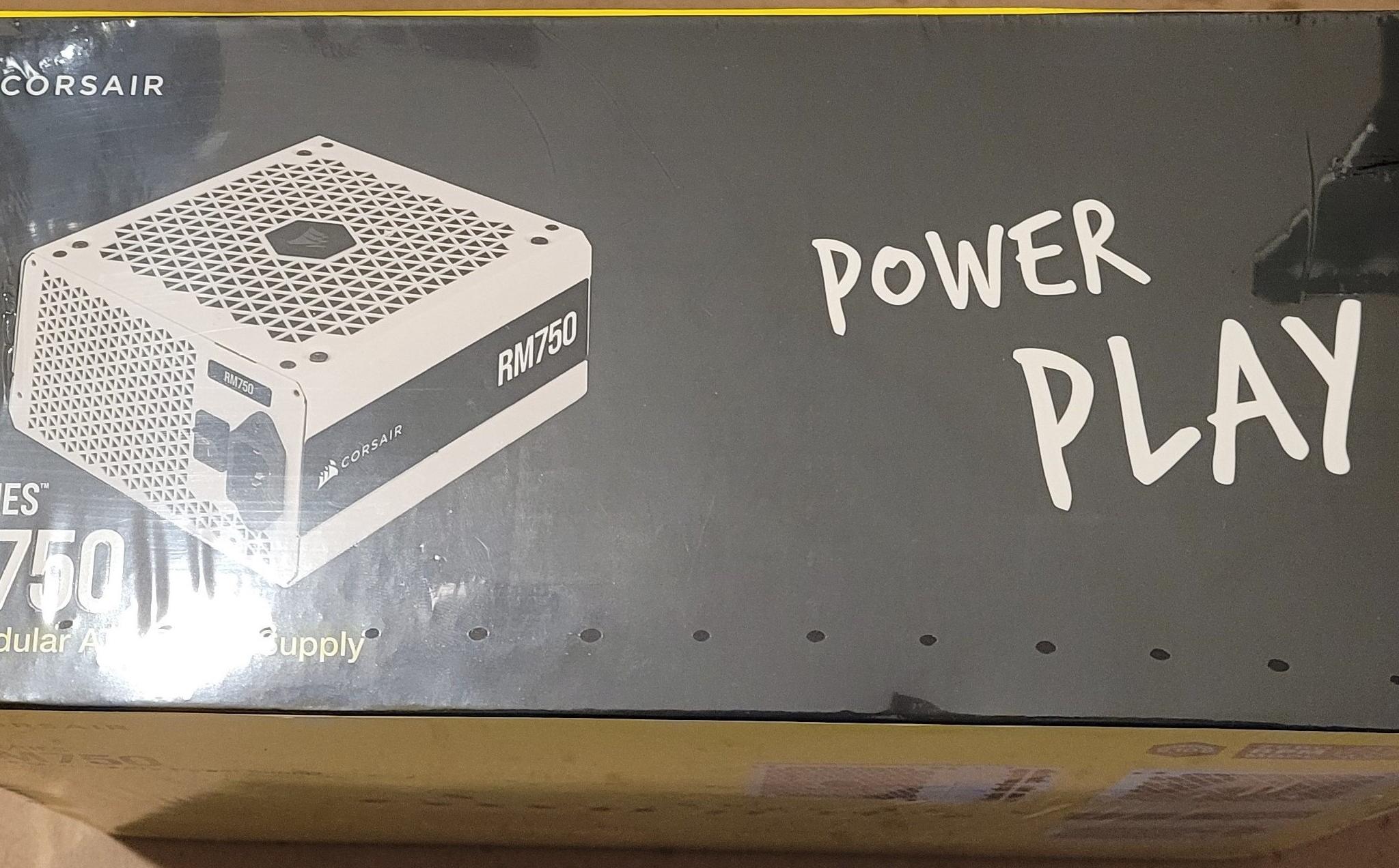 Corsair RM750 W 80+ Gold Certified Fully Modular ATX Power Supply (NEW UNOPENED)