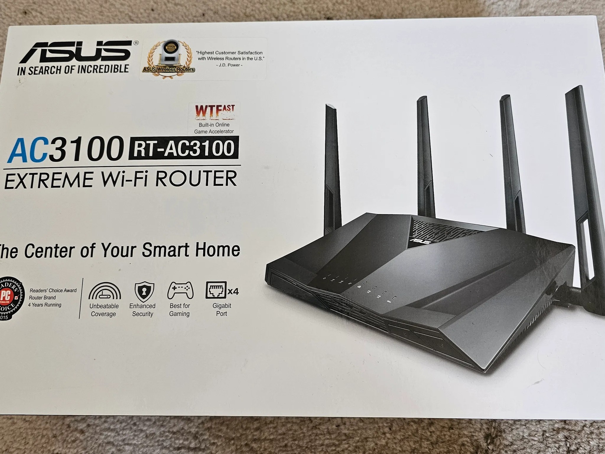 Asus RT-AC3100 Extreme Wi-Fi ROUTER