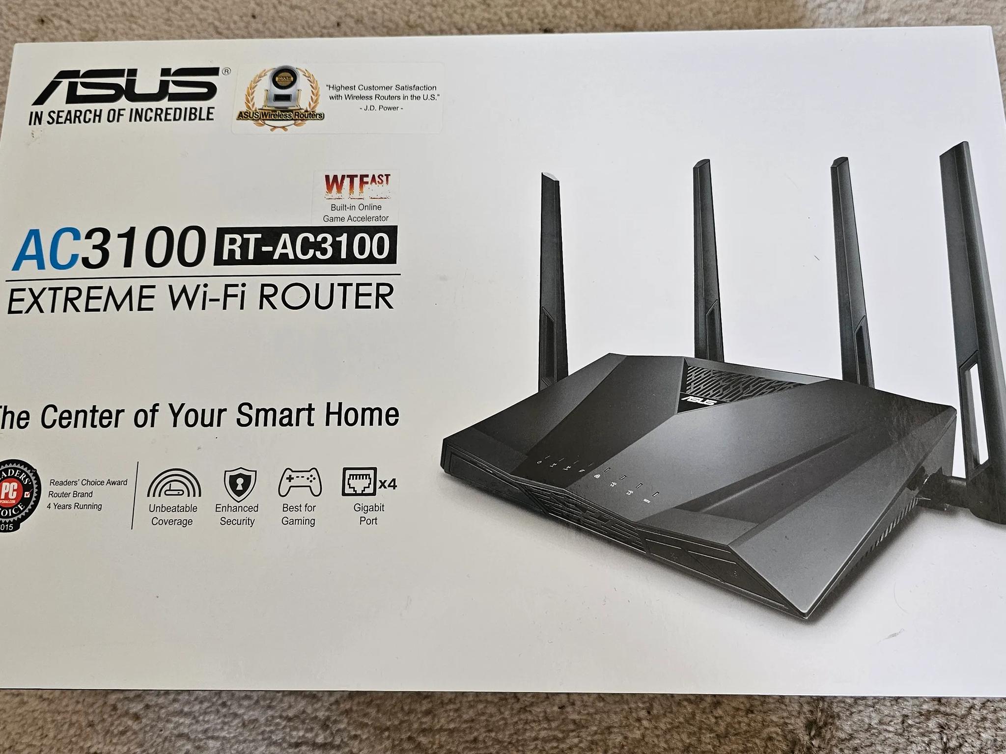 Asus RT-AC3100 Extreme Wi-Fi ROUTER