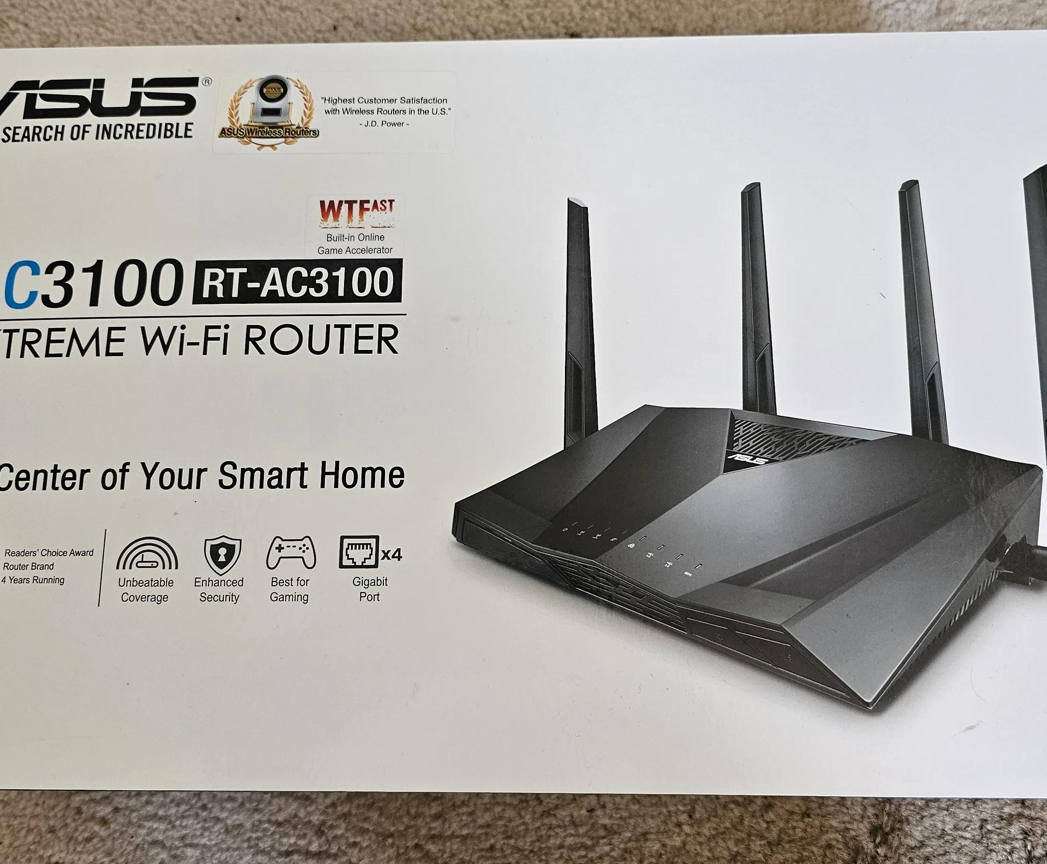 Asus RT-AC3100 Extreme Wi-Fi ROUTER
