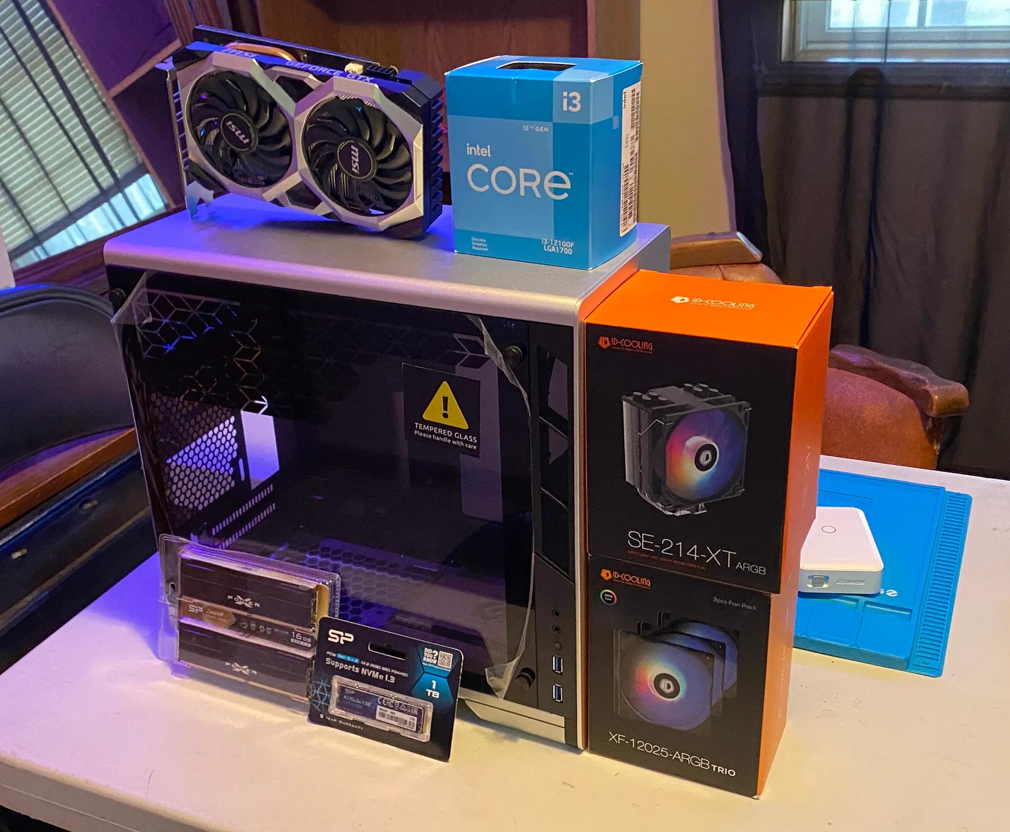 [All New!]* 🔷ITX🔷ARGB Gaming PC | 1660 SUPER | Intel 12th Gen | 1TB SSD | 2x8GB | Win 10 Pro