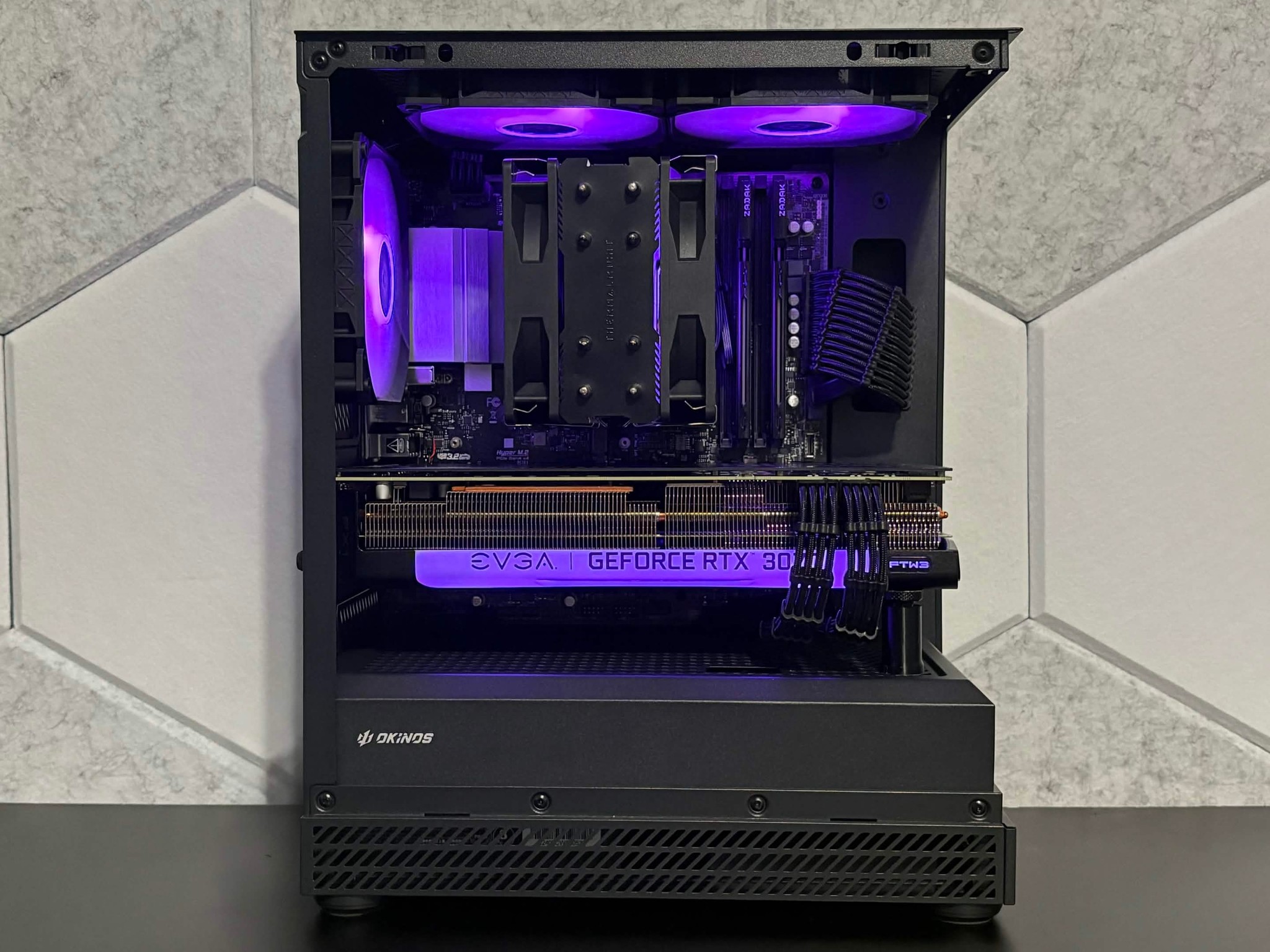 💜🖤 RTX 3070 | Ryzen 5 5500 🖤💜| 16GB DDR4 | 512GB SSD | WIFI 6E | 1080p/1440p Budget Gaming PC