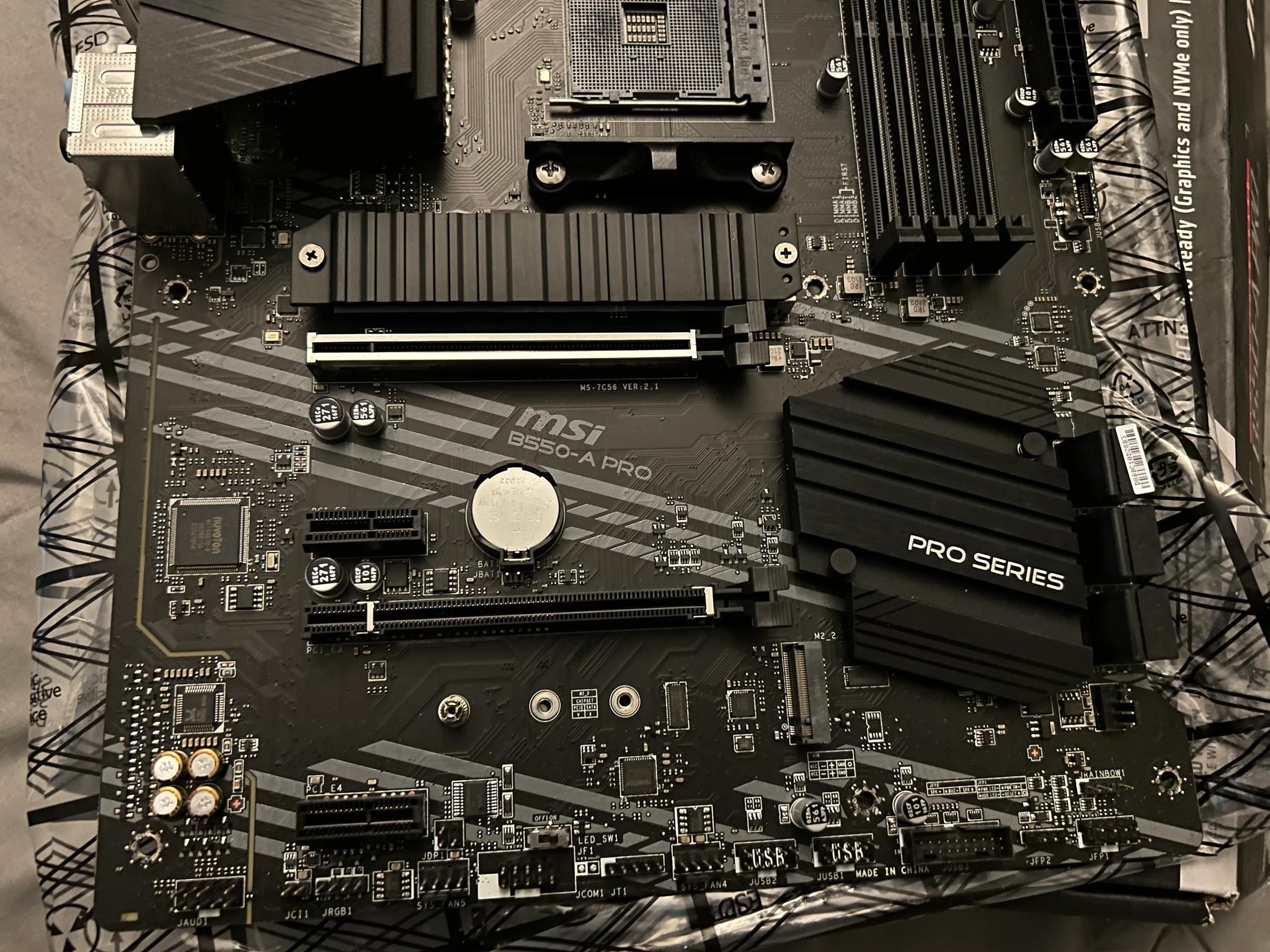 MSI B550-A PRO Series ATX Motherboard 