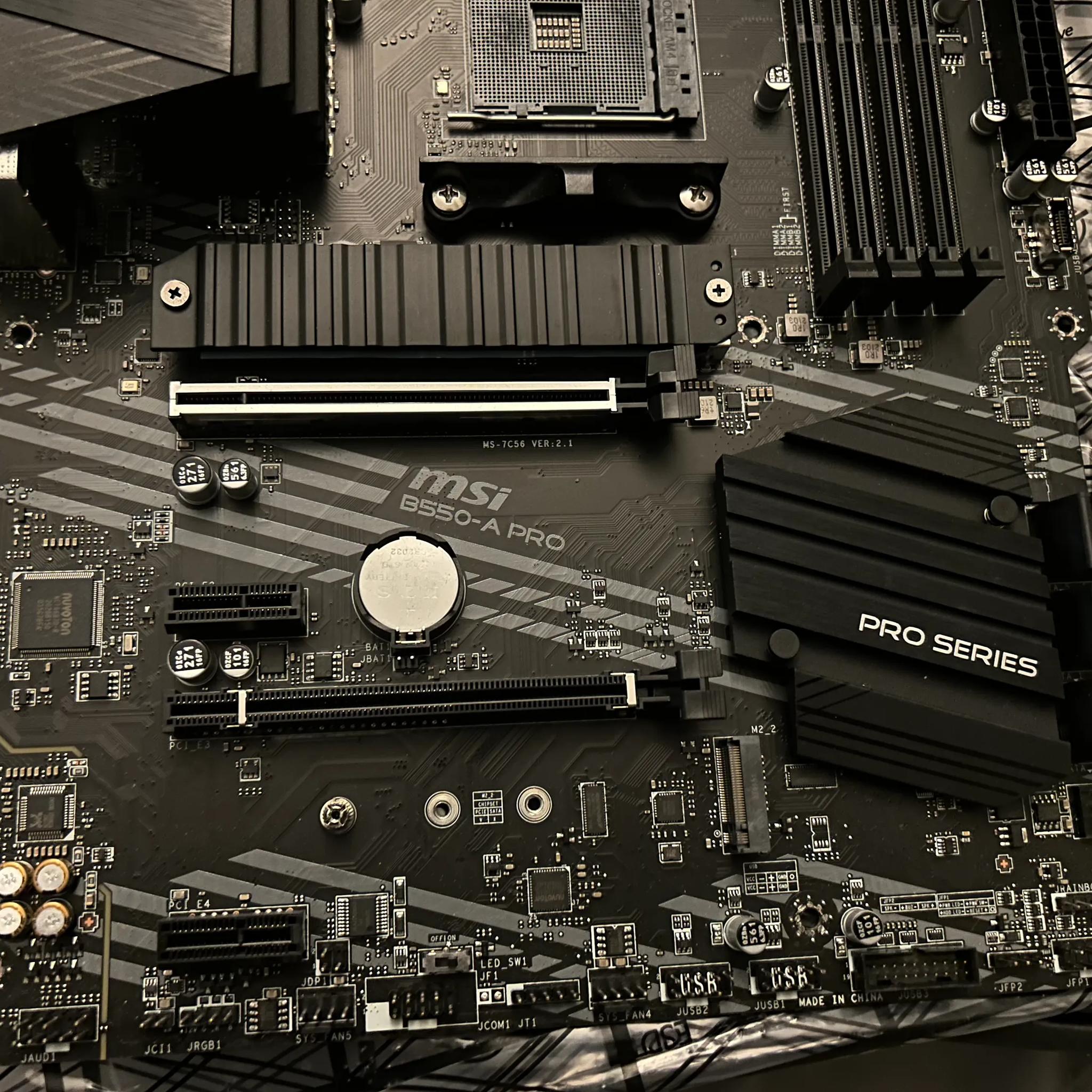MSI B550-A PRO Series ATX Motherboard 