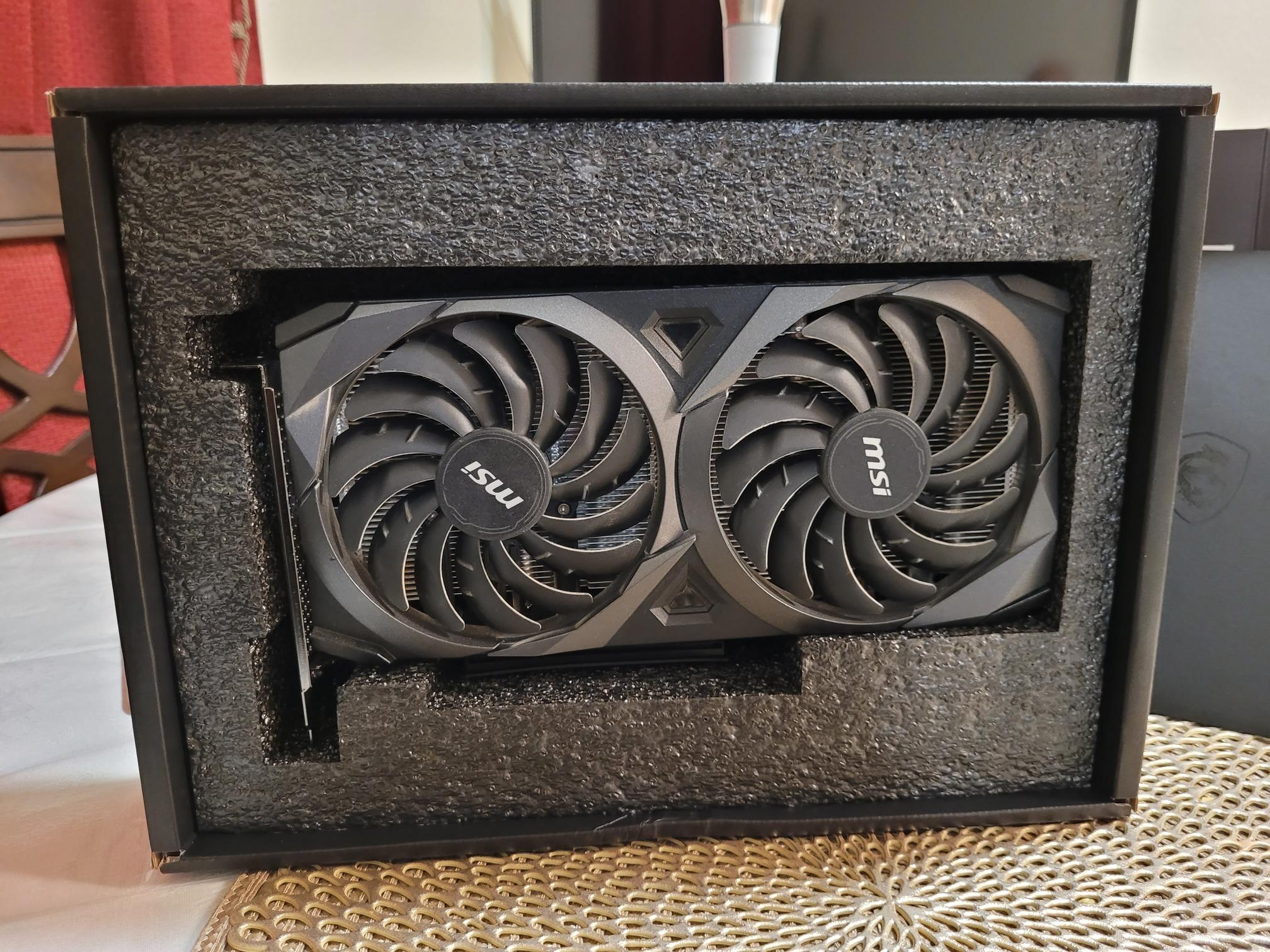 RTX 3060 Ti VENTUS 2X 8G OCV1 LHR Like new !!