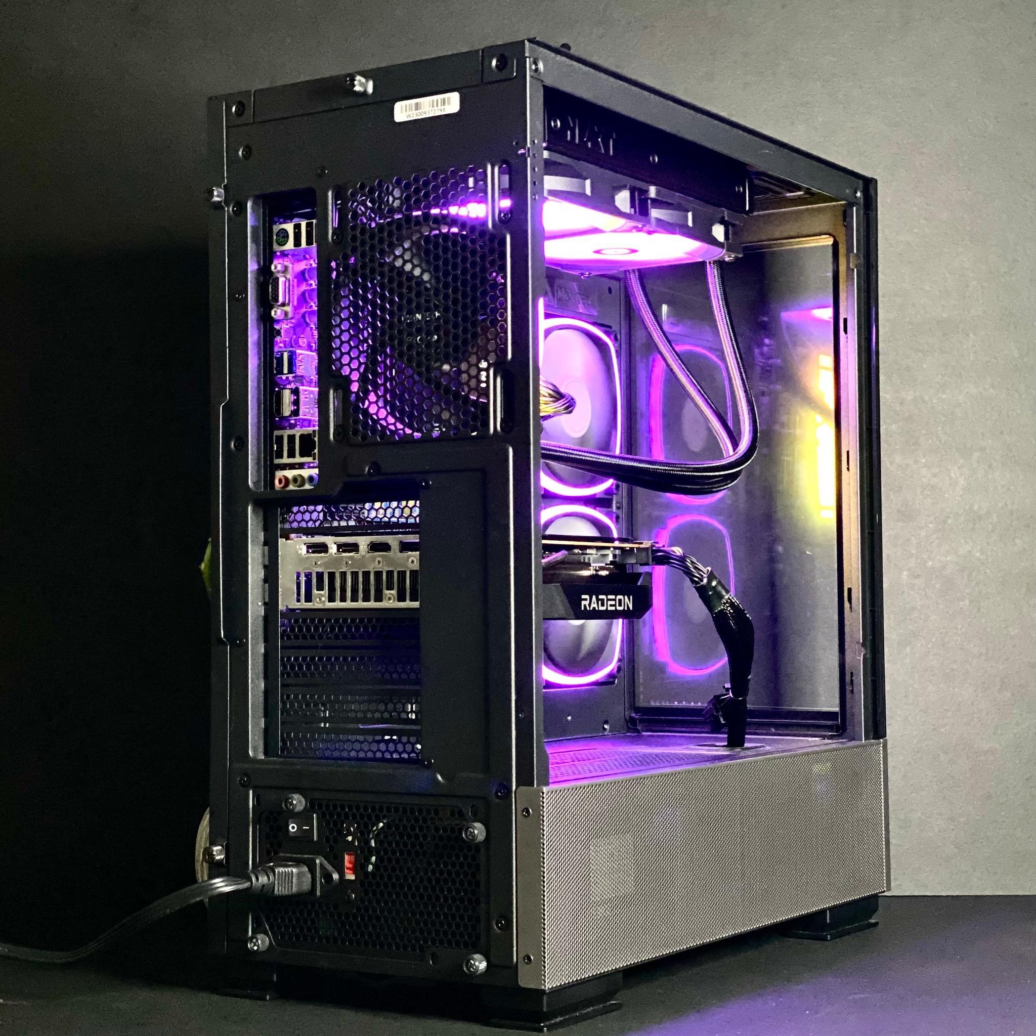 The Liquid cooled AM5 Beast| Ryzen 5 7500F w/ RX 7600 32GB DDR5 RAM| 1TB NVMe| Windows 11