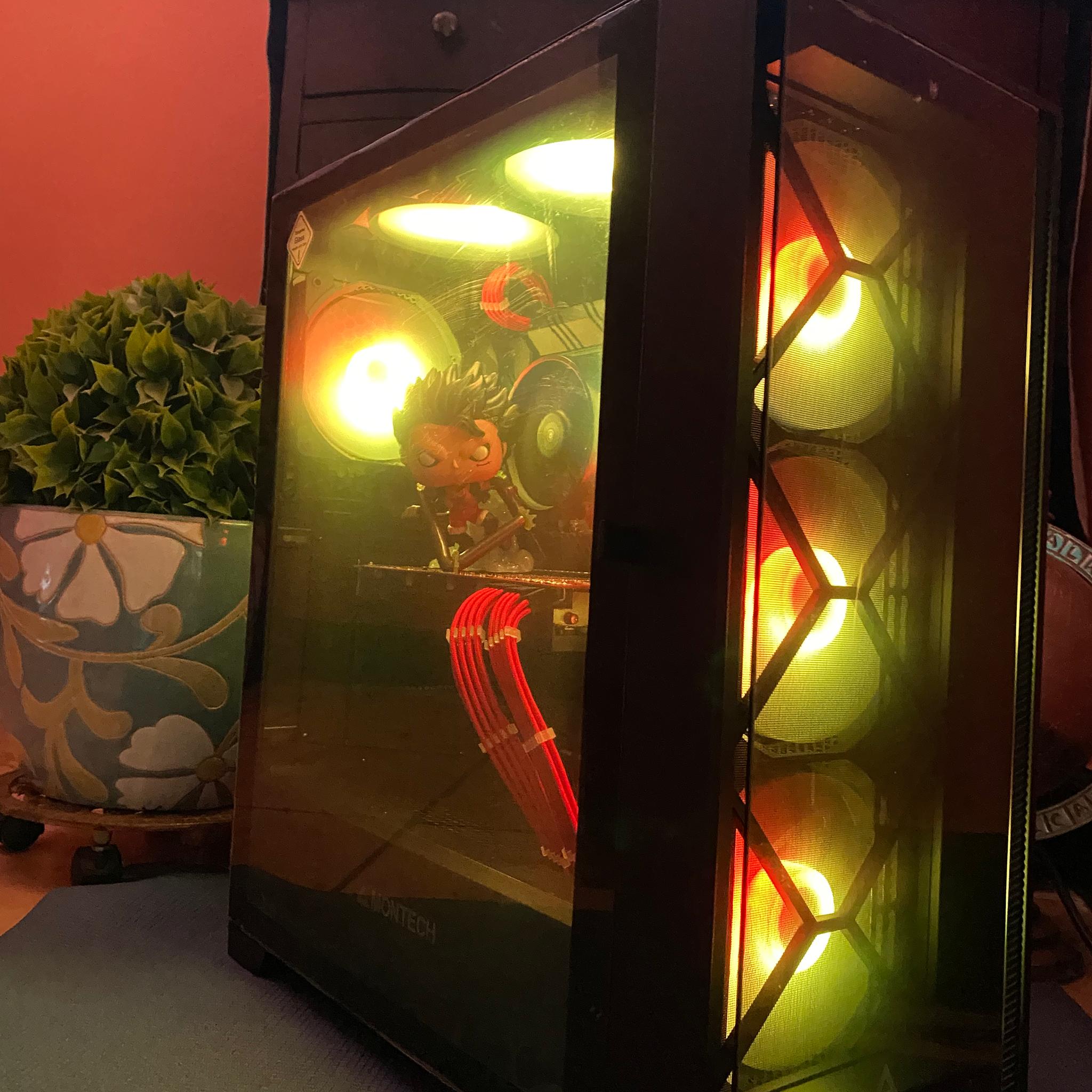 (Gaming PC)Ryzen 5| RX 5700XT|  32GB (2x16GB)DDR4 RAM| RoGStrix B450-F| 1TB NVMe SSD| Windows 11 Pro