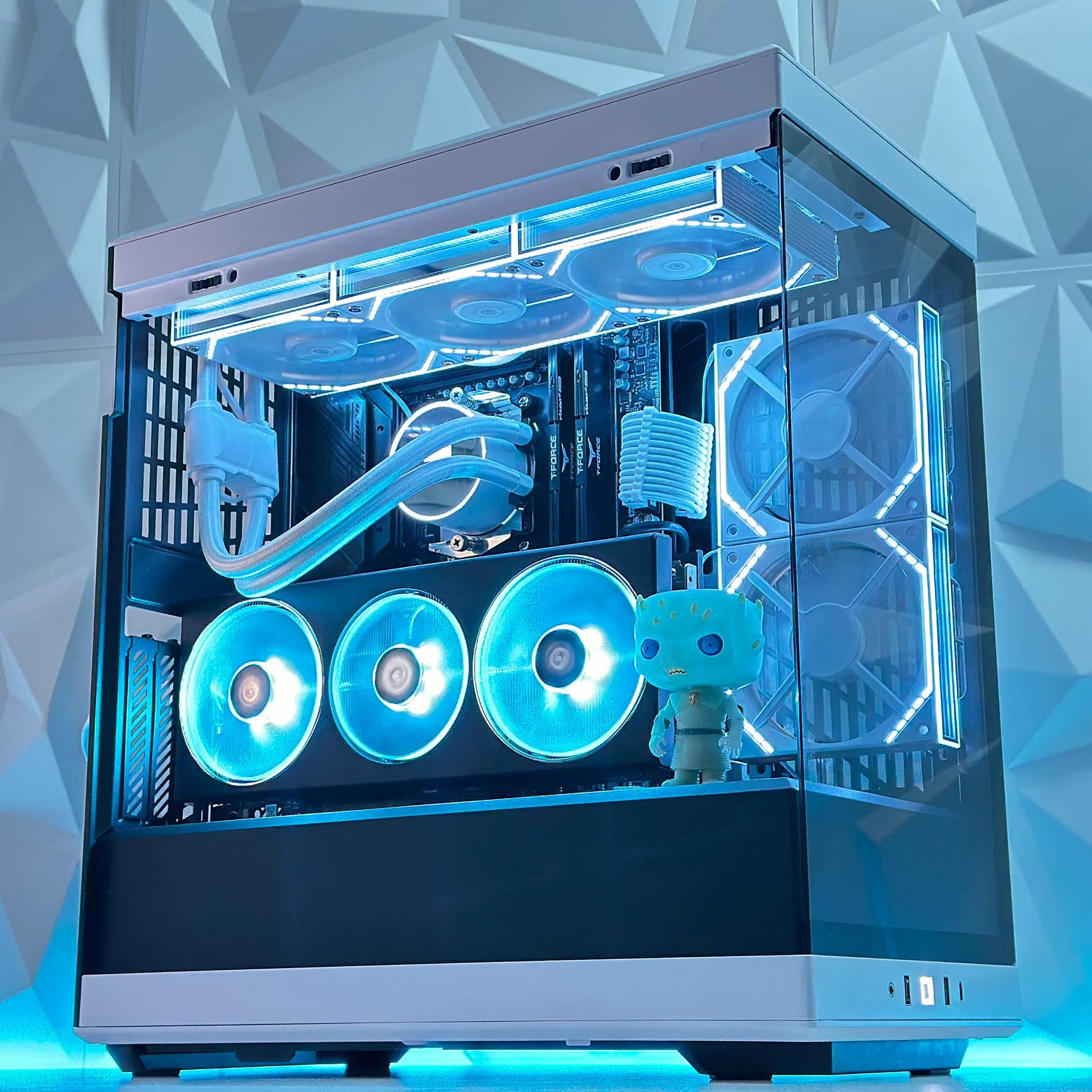 🧊👑 Night King🧟‍♂️🗡️Extreme Gaming PC❄️AMD RX 7900 GRE 16GB❄️Ryzen 5 7600X❄️32GB DDR5❄️1TB NVME
