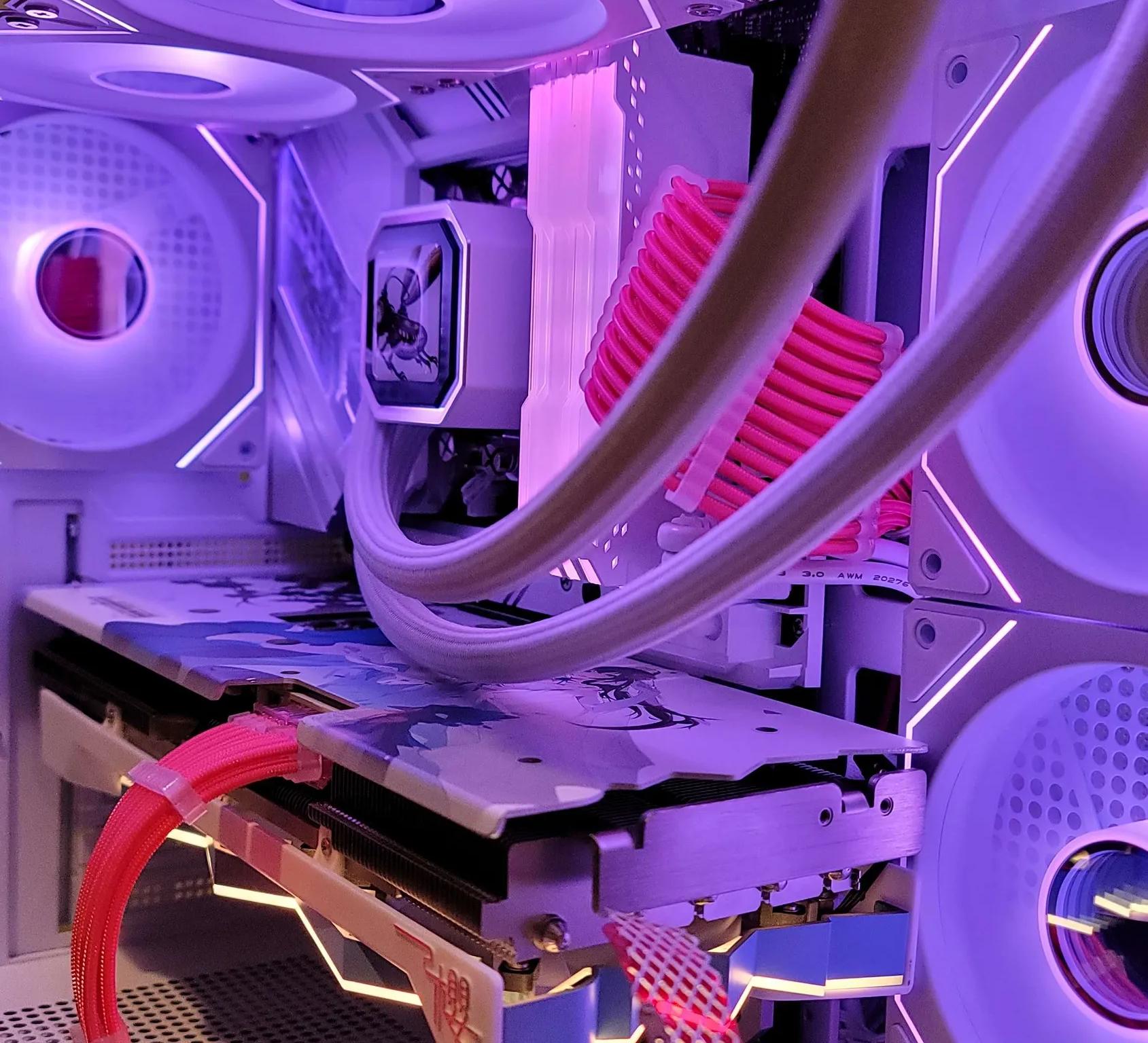 Sakura Ni! Core i7 13700F, Yeston Sakura RTX 3080, 32Gb, 2Tb Gen 4 NVMe, Strix Z690, WiFi/BT/Ether