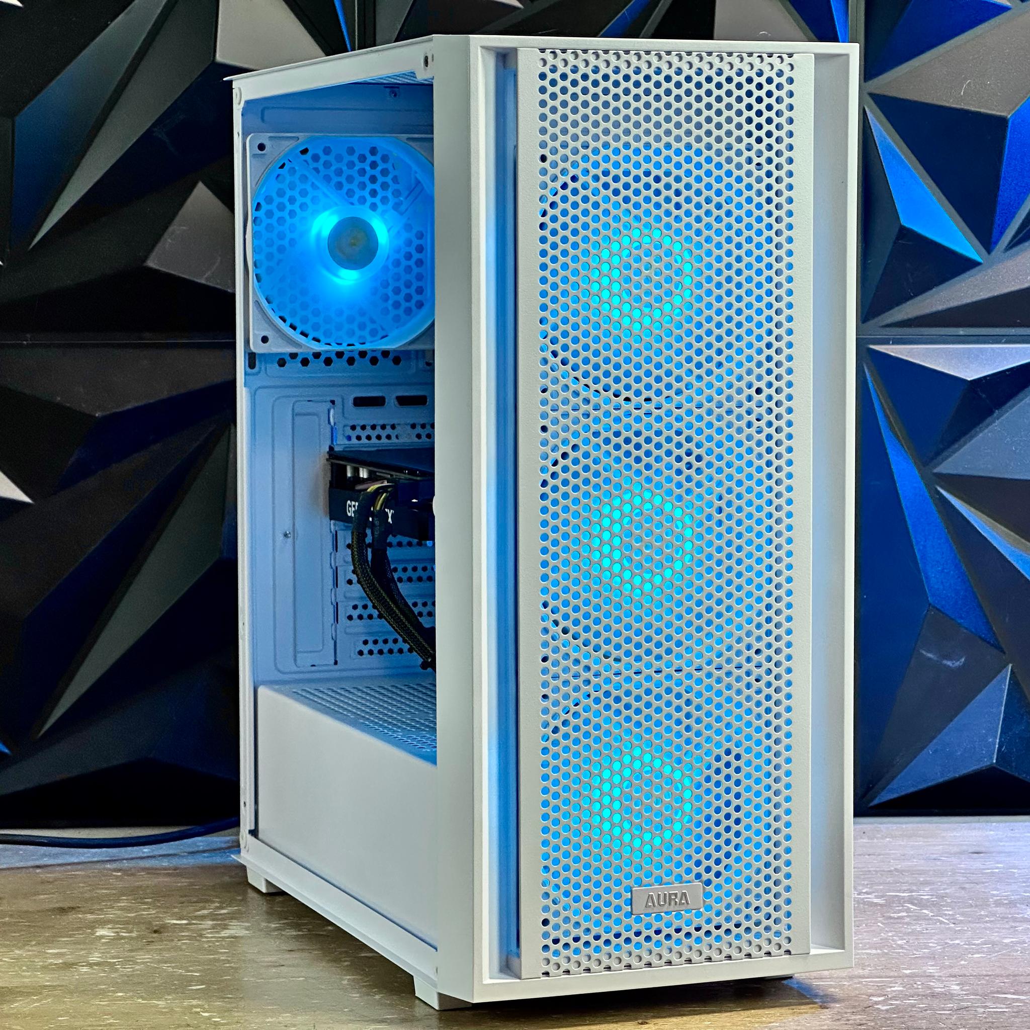 Nvidia RTX 4060 | Intel core i7 4770 | 32GB RAM | SSD+1TB | Wi-Fi/BT | Win 11 Custom White Gaming PC