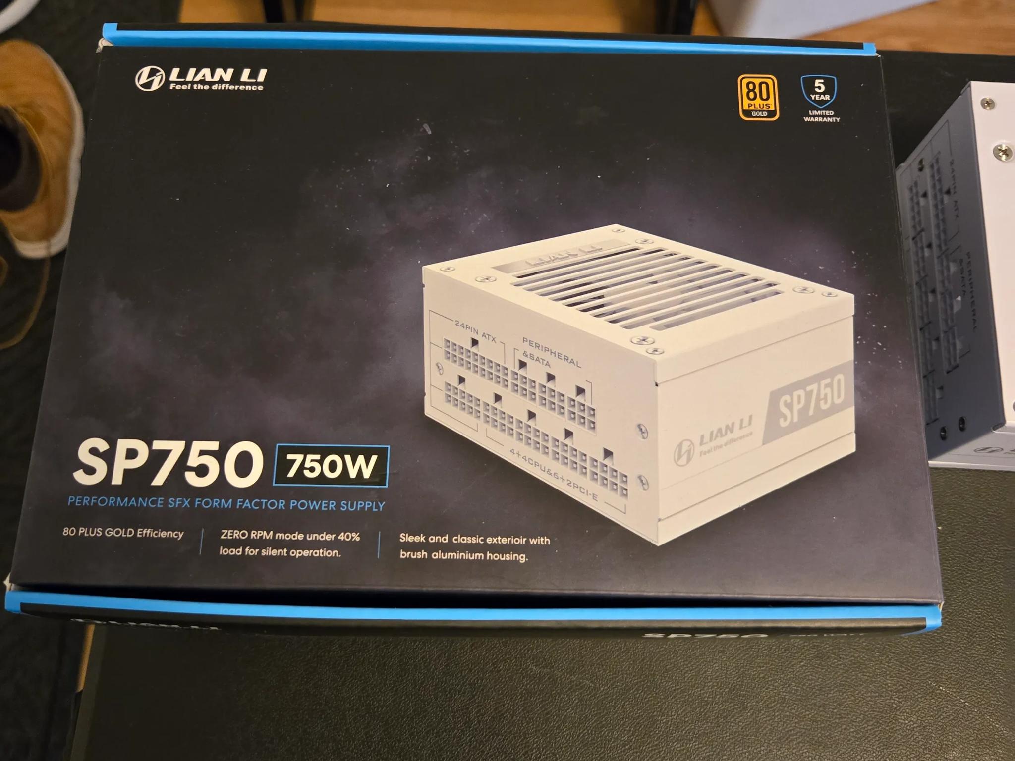 Barely Used White Lian Li SFW SP750 750W Power Supply