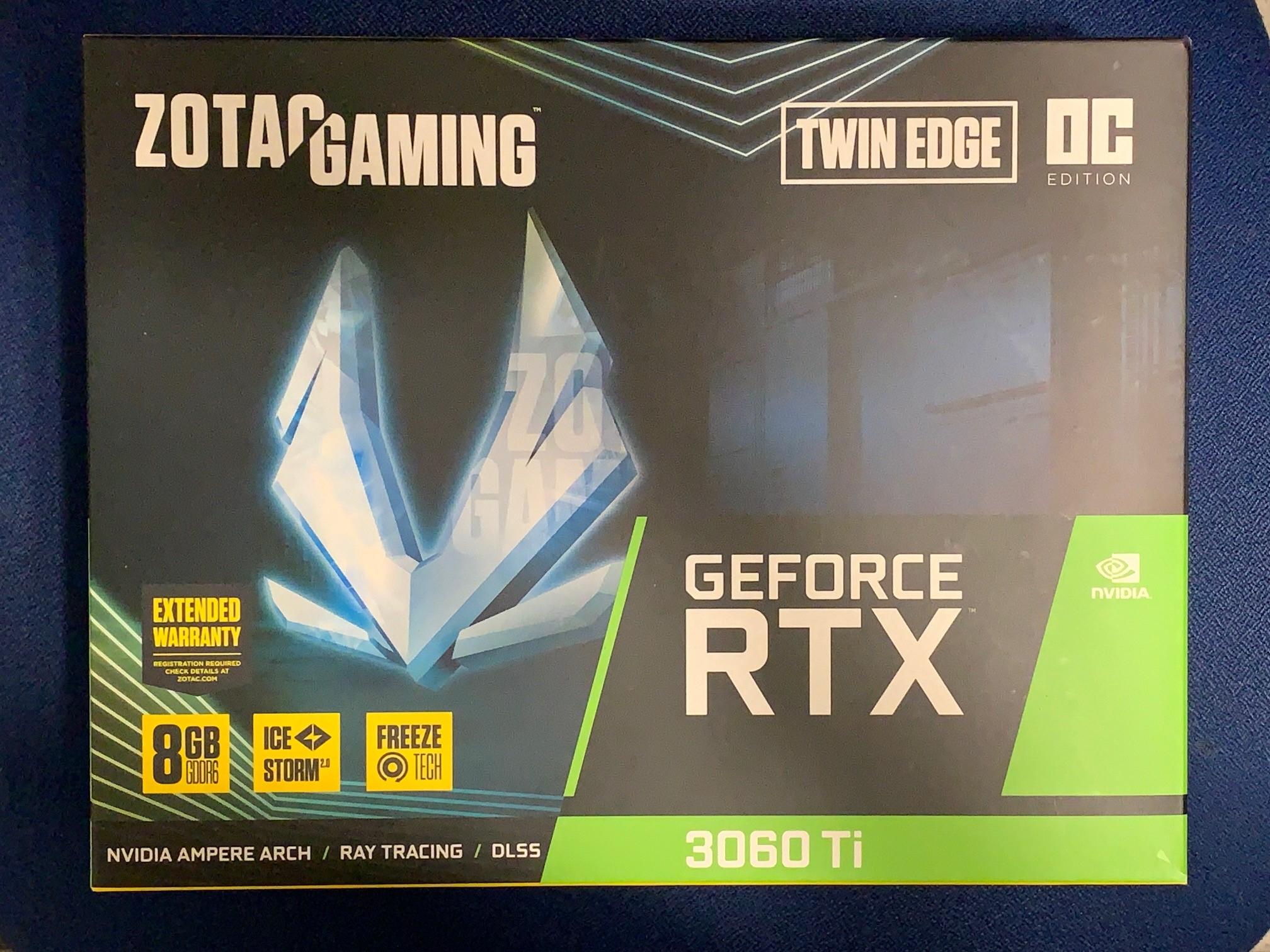 ZOTAC GAMING GeForce RTX 3060 Ti Twin Edge OC 8GB GDDR6 Graphics Card