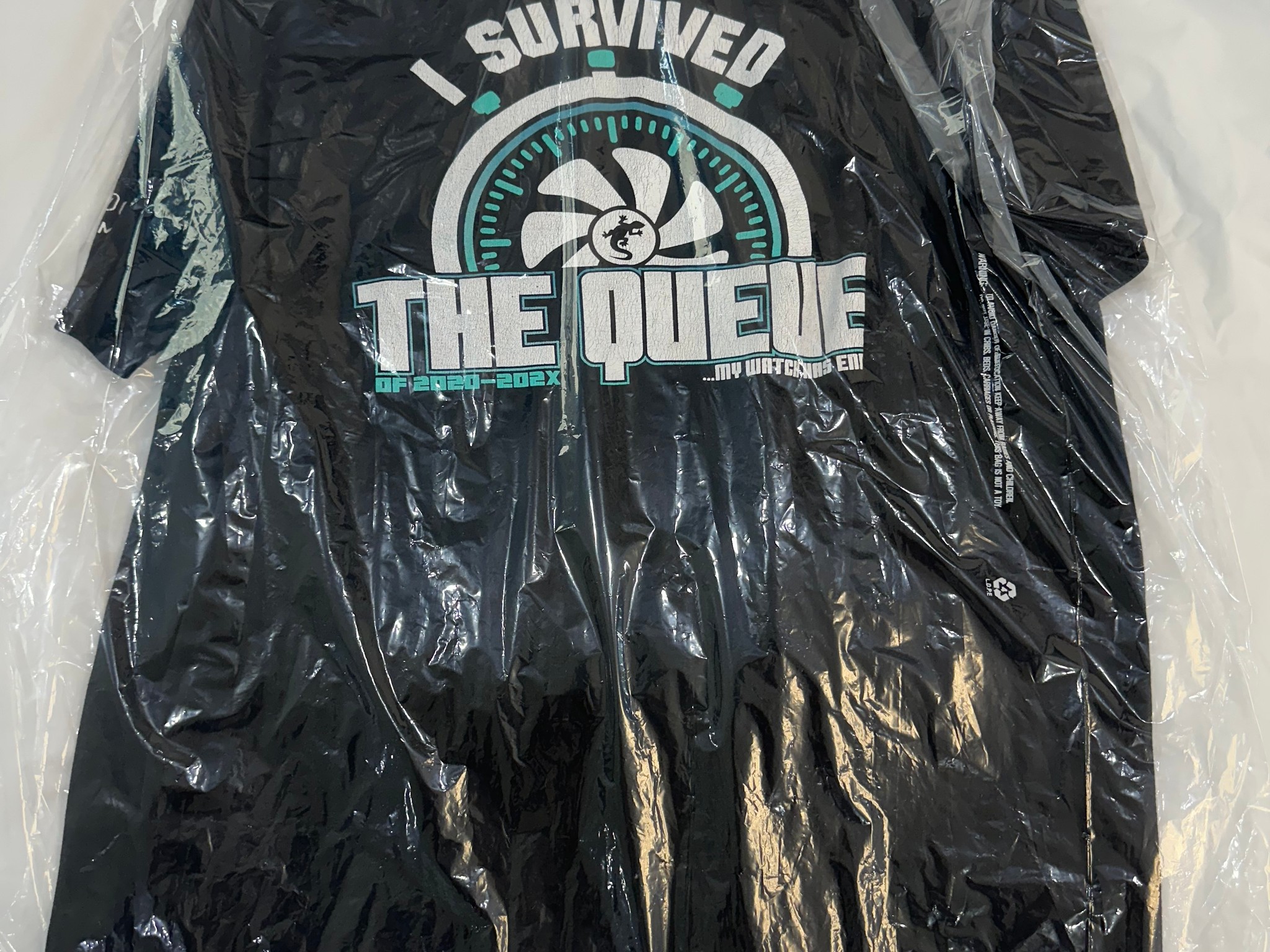 EVGA  “I Survived The Queue” 2020 - 202X Original T-Shirt XL Black (Rare, Clean)