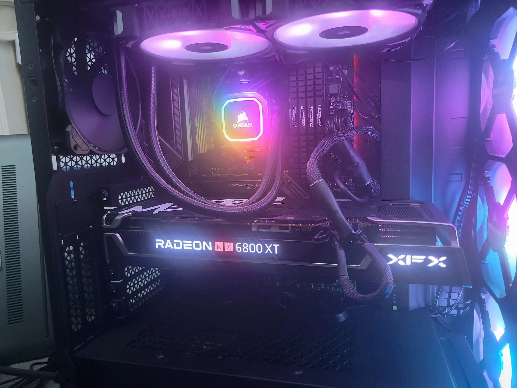 Custom Built Gaming PC - Ryzen 5 5600X3D, MAG X570 Tomahawk WIFI, AMD RX 6800XT, 2TB, 32GB, RGB