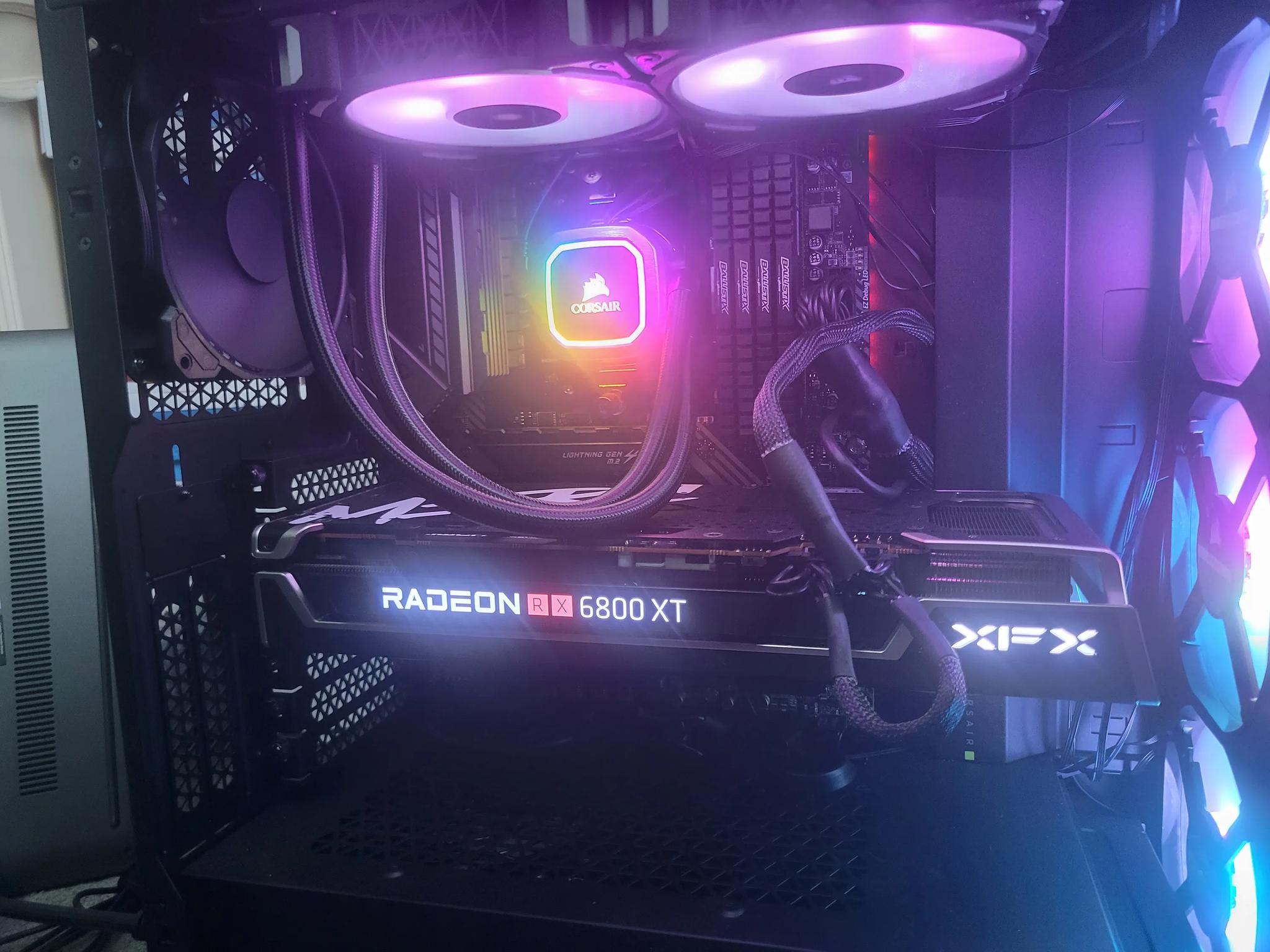 Custom Built Gaming PC - Ryzen 5 5600X3D, MAG X570 Tomahawk WIFI, AMD RX 6800XT, 2TB, 32GB, RGB