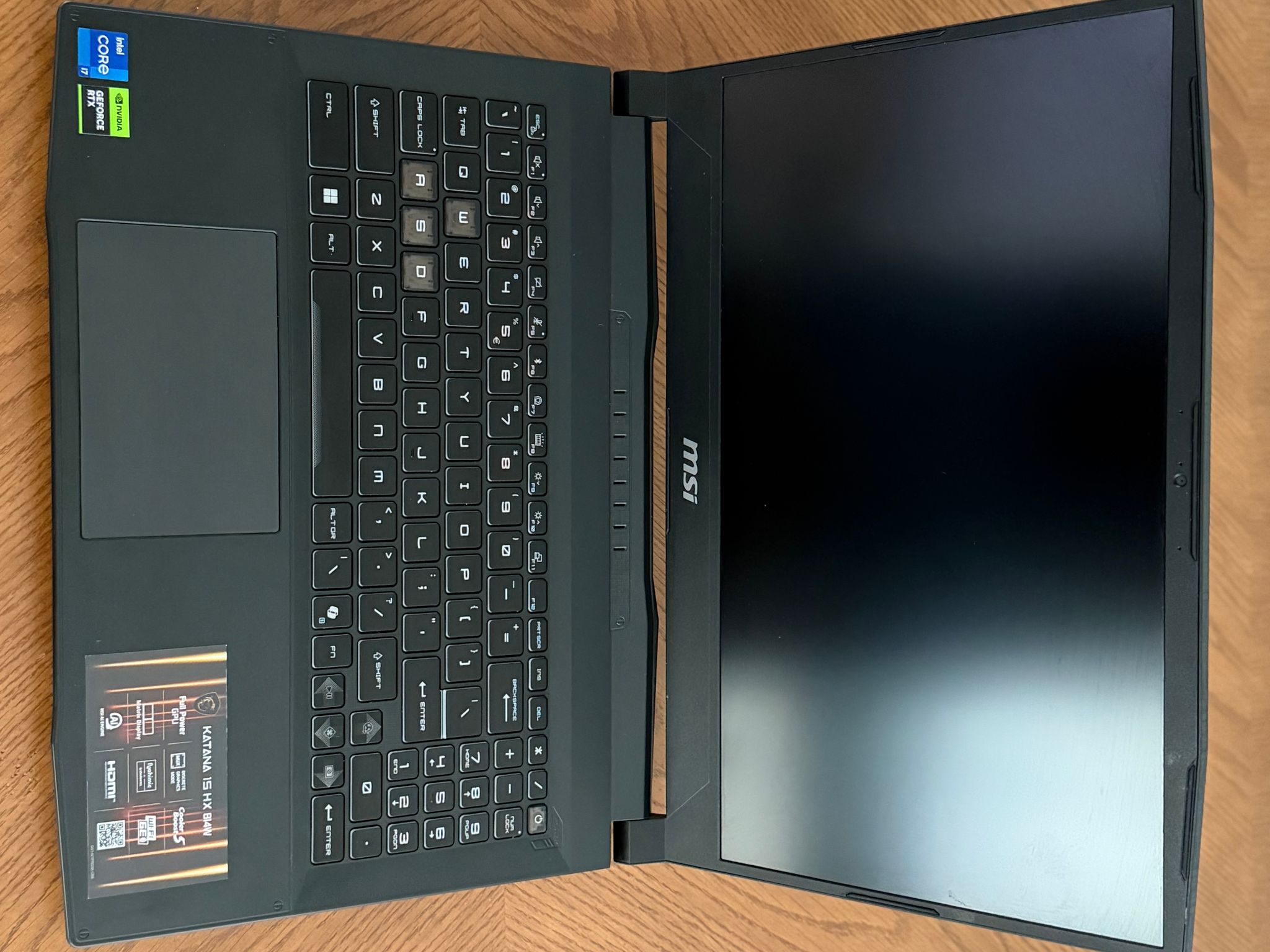 MSI Katana 15 HX Gaming Laptop – RTX 5050 8GB – i7-14650HX – 16GB DDR5 – 512GB SSD