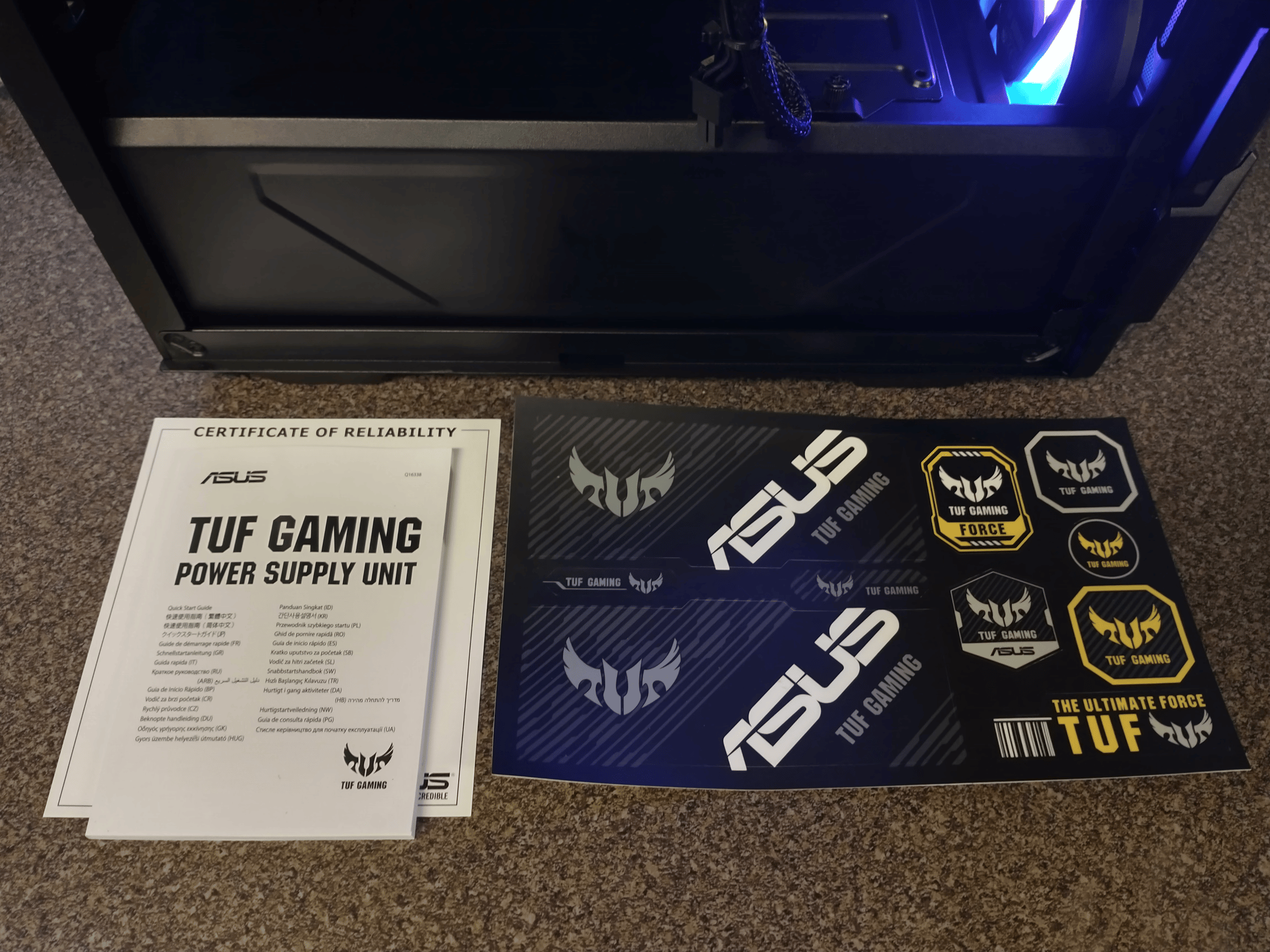TUF: R7 5800X 3060TI 32GB 1TB Fully themed, Full RGB 1440p Gaming PC