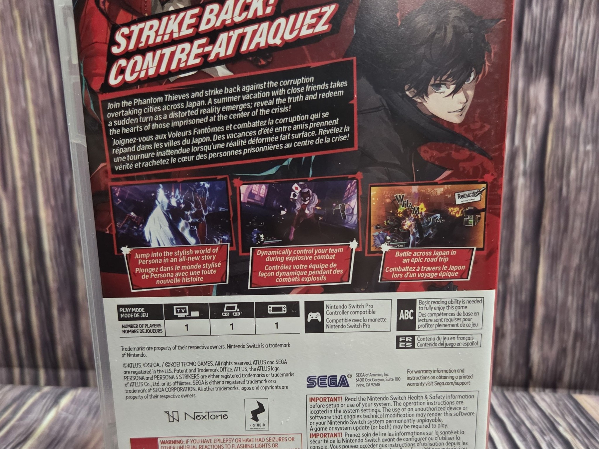 Persona 5 Strikers Nintendo Switch
