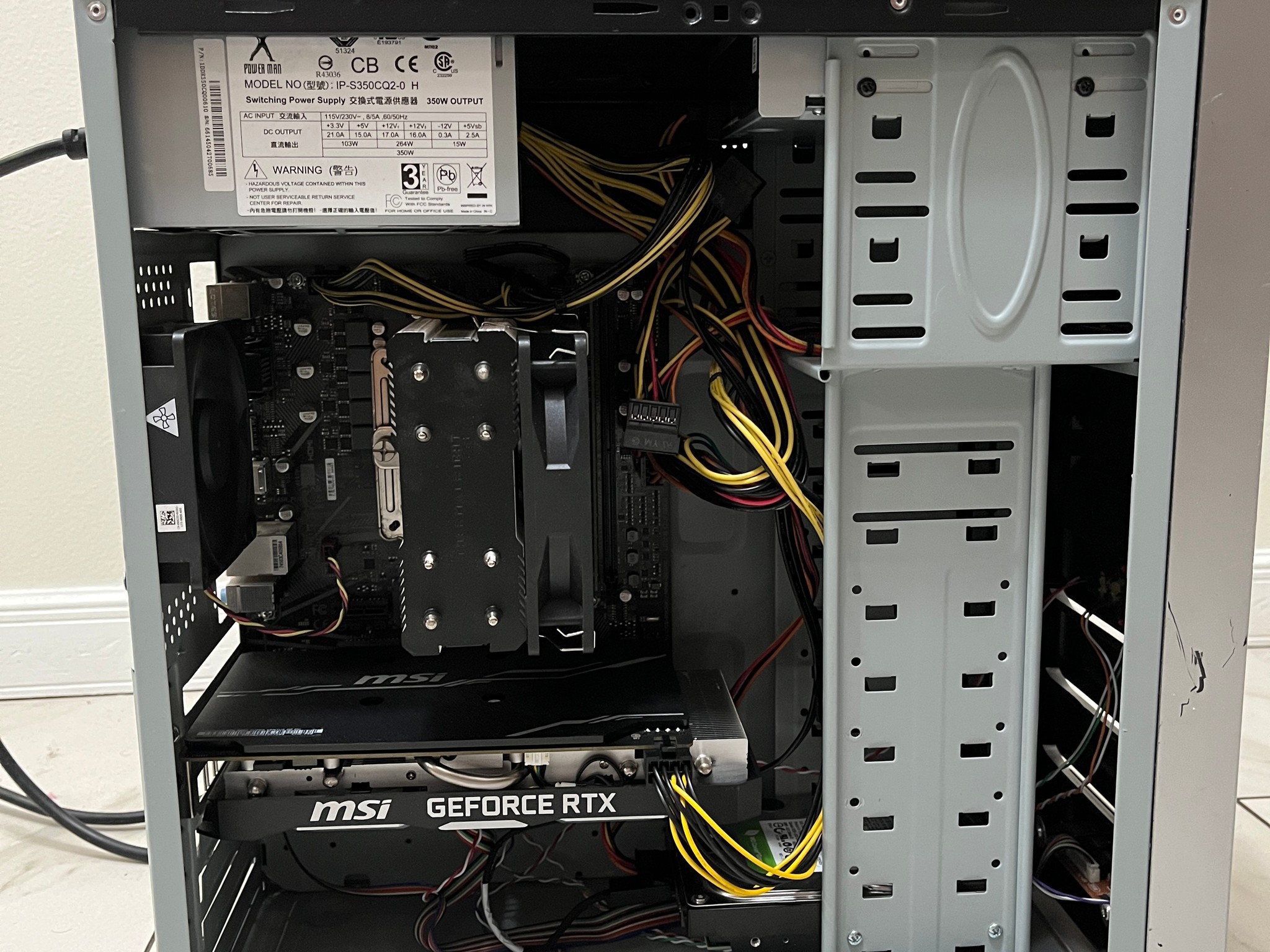 NVIDIA RTX 2060S,AMD Ryzen 5 3600,16GB RAM, 1.6TB Storage,Gaming PC w/ Wi-Fi & BT(Minor Case Damage)