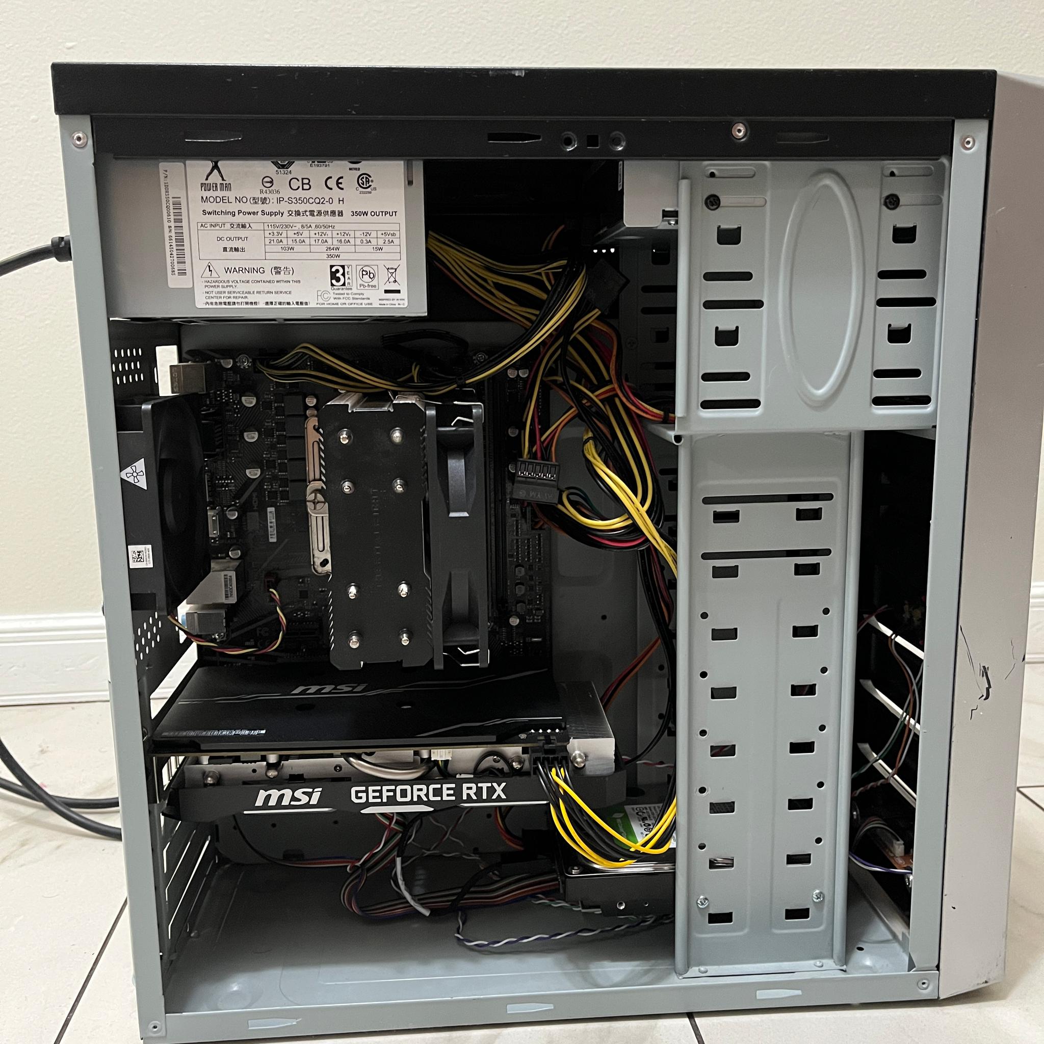 NVIDIA RTX 2060S,AMD Ryzen 5 3600,16GB RAM, 1.6TB Storage,Gaming PC w/ Wi-Fi & BT(Minor Case Damage)
