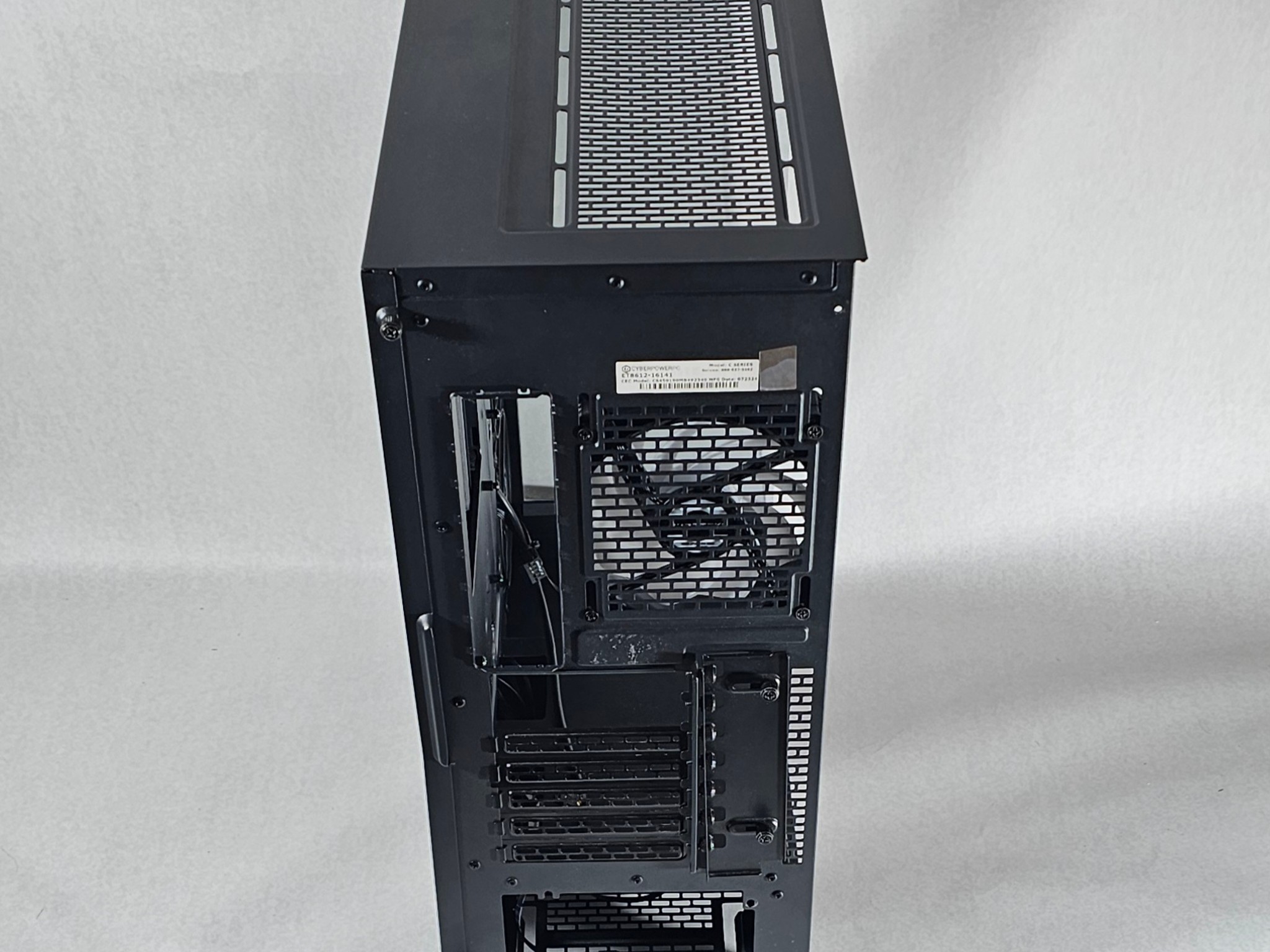 CyberPowerPC ATX PC Case with Tempered Glass and 4 RGB Fans