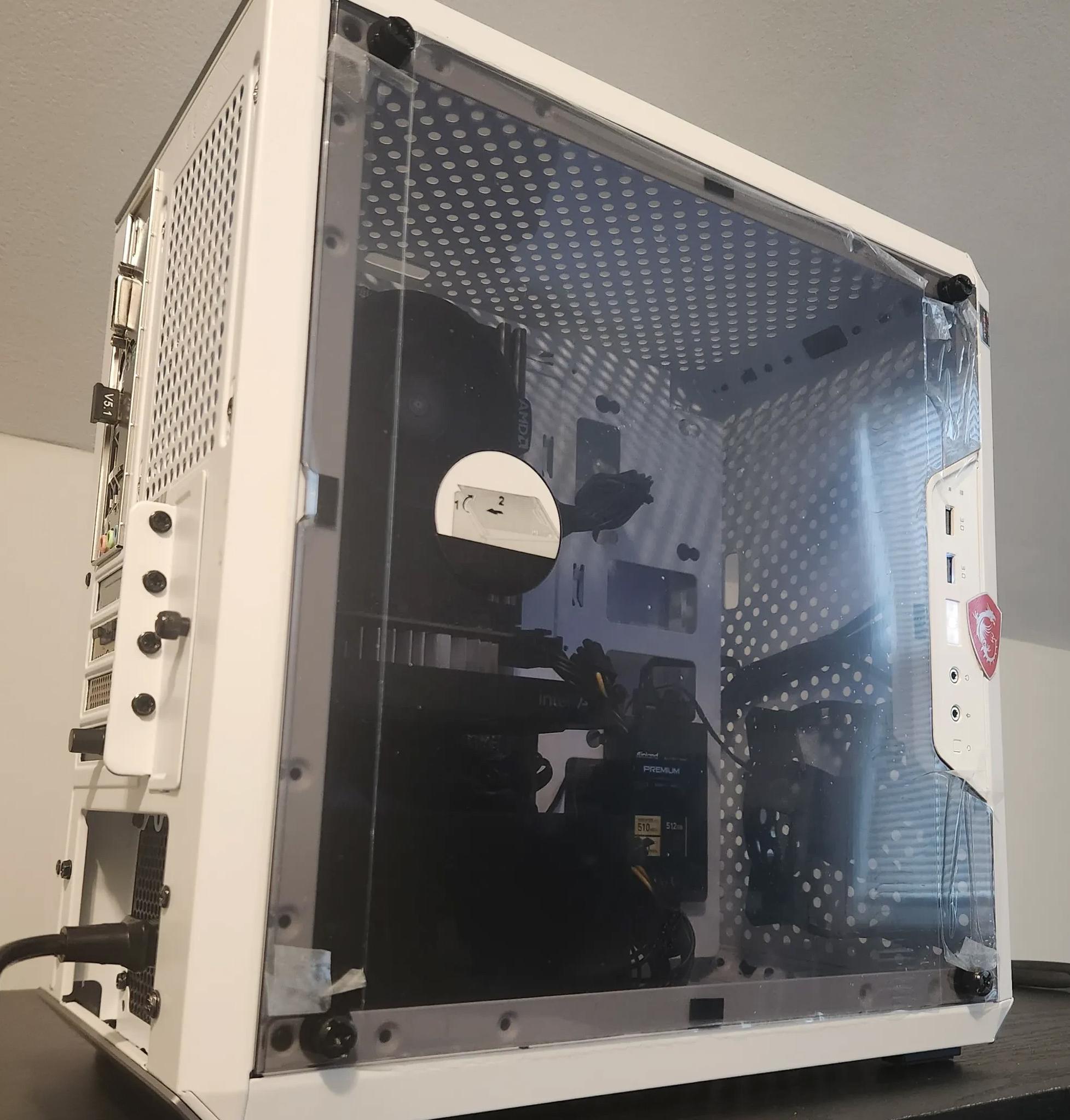 Budget Gaming Rig Ready to Go! Ryzen 5 4500, Intel Arc A380, 16GB Ram, Cooler Master 300L