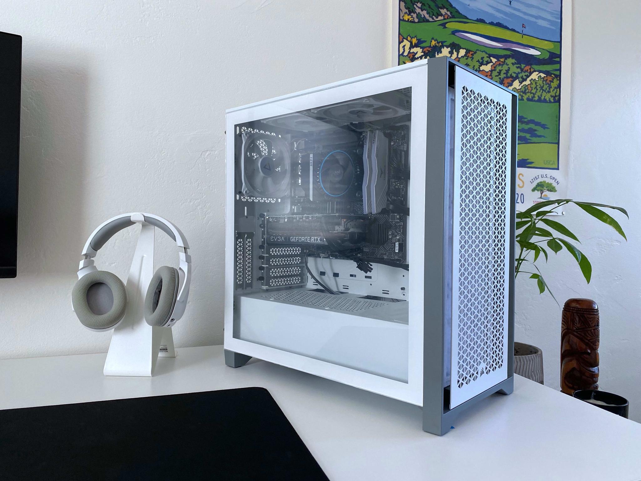 Forge Gladiator White Custom New Gaming PC // GTX 2060 // Intel 12100F // 16G DDR4 3200 // 1 TB NVME