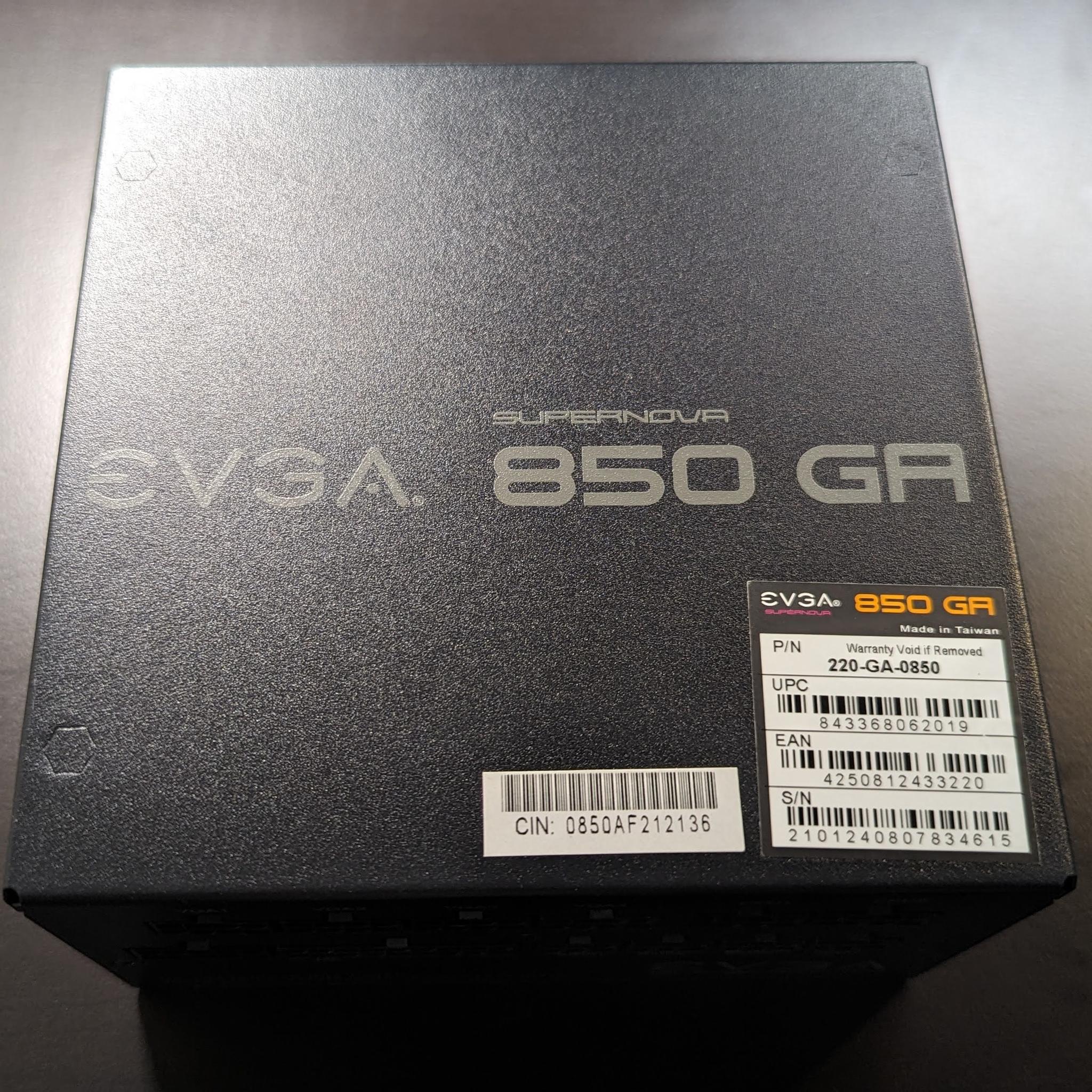 EVGA SuperNOVA 850 GA 850W 80+ Gold Fully Modular ATX PSU