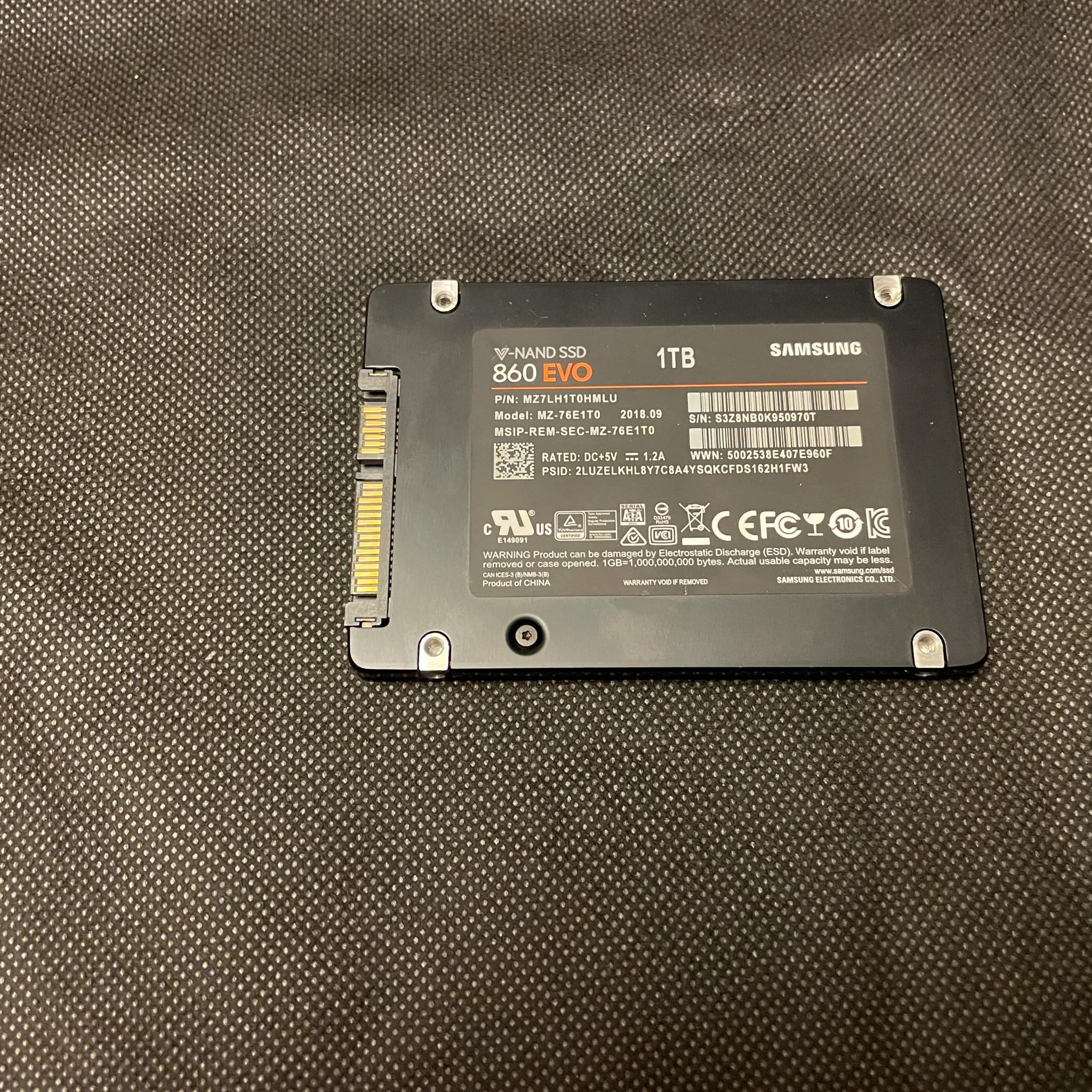 Samsung 1TB 860 EVO SATA III 2.5" Internal SSD ( See Seller Notes )