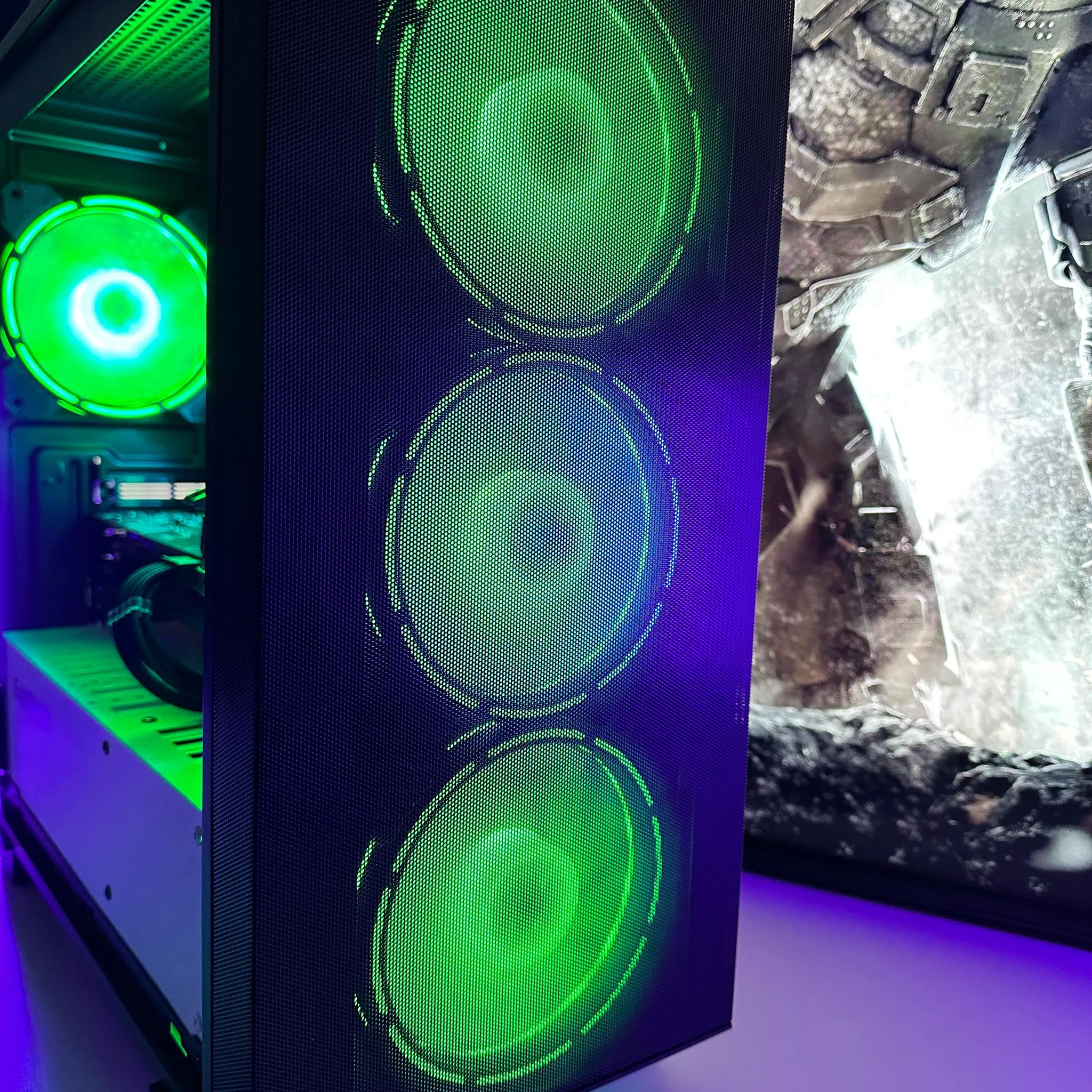 🔋😇Halo Mark VII🔋😇||Gaming PC-AMD RX 6600 8GB-AMD Ryzen 5 5500 6 core-16GB DDR4 RAM-512GB SSD