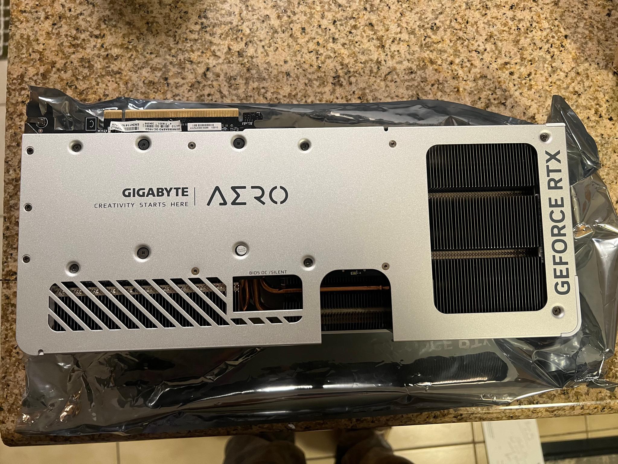 Gigabyte NVIDIA GeForce RTX 4080 Super Aero Overclocked Triple Fan 16GB GDDR6X PCIe 4.0 GPU