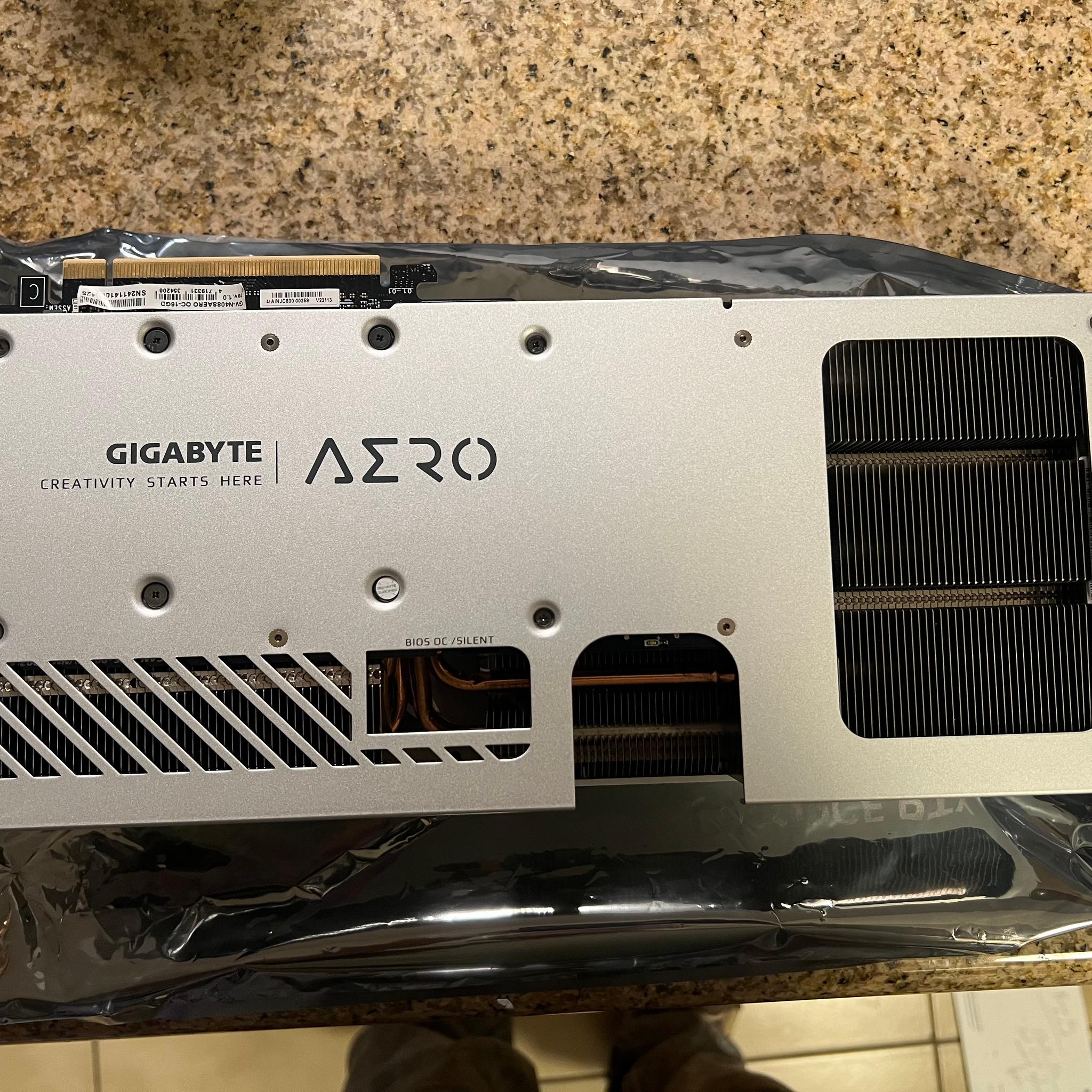 Gigabyte NVIDIA GeForce RTX 4080 Super Aero Overclocked Triple Fan 16GB GDDR6X PCIe 4.0 GPU