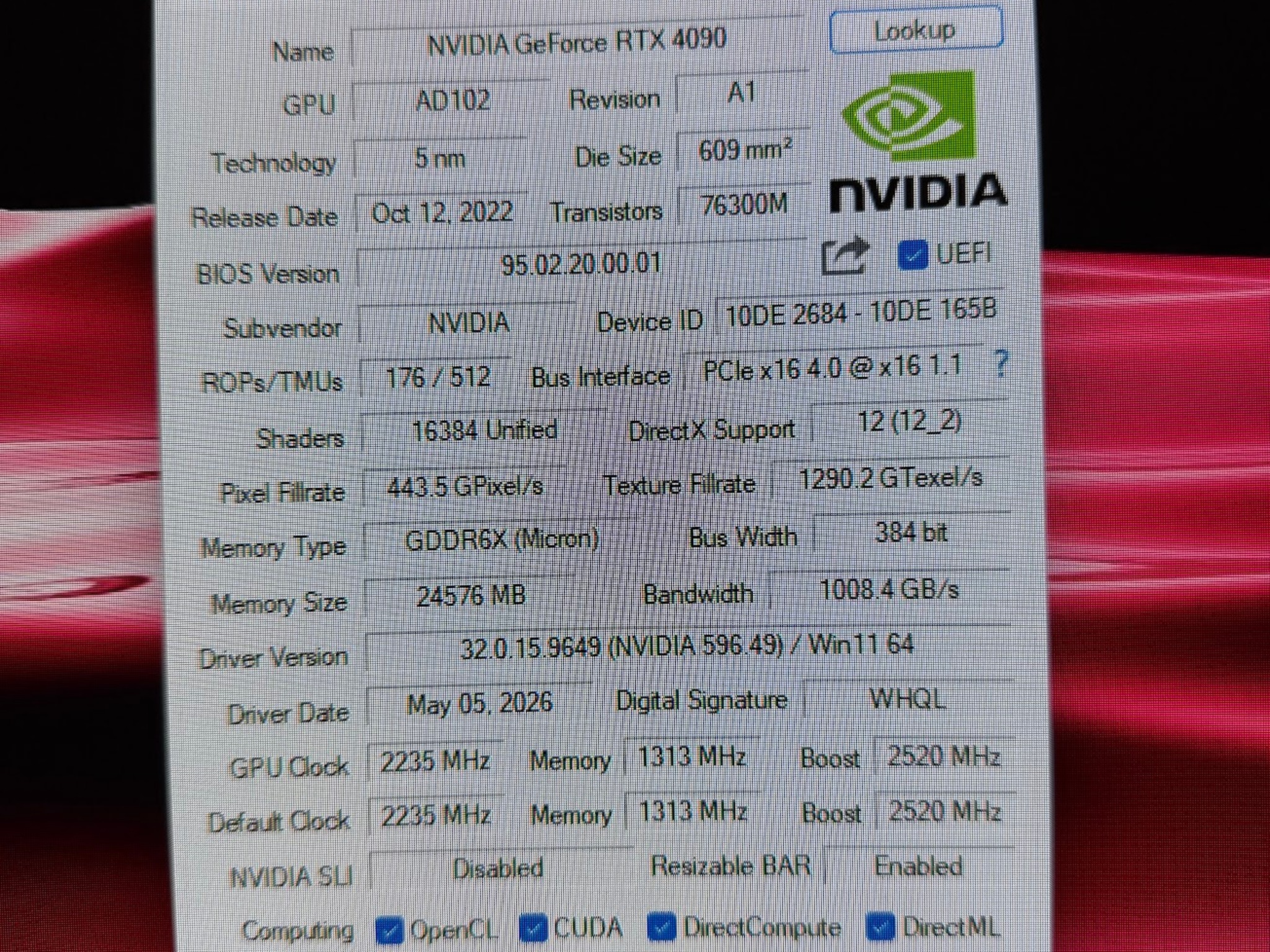 NVIDIA Founders Edition GeForce RTX 4090