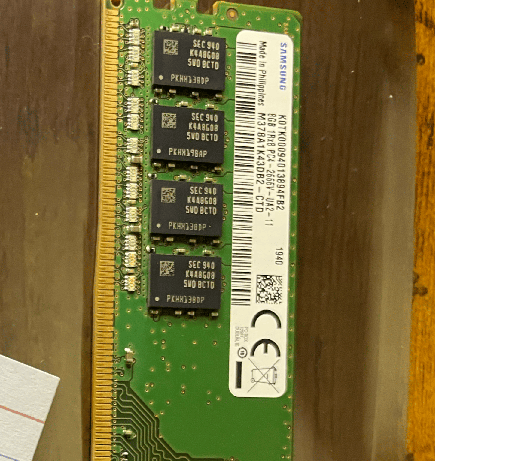 Samsung M393A1G40DB0-CPB 8GB