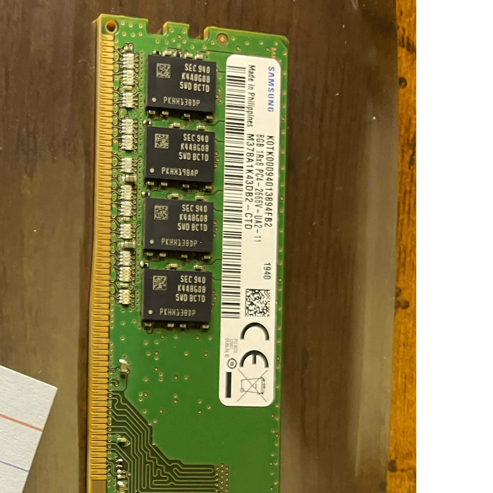 Samsung M393A1G40DB0-CPB 8GB