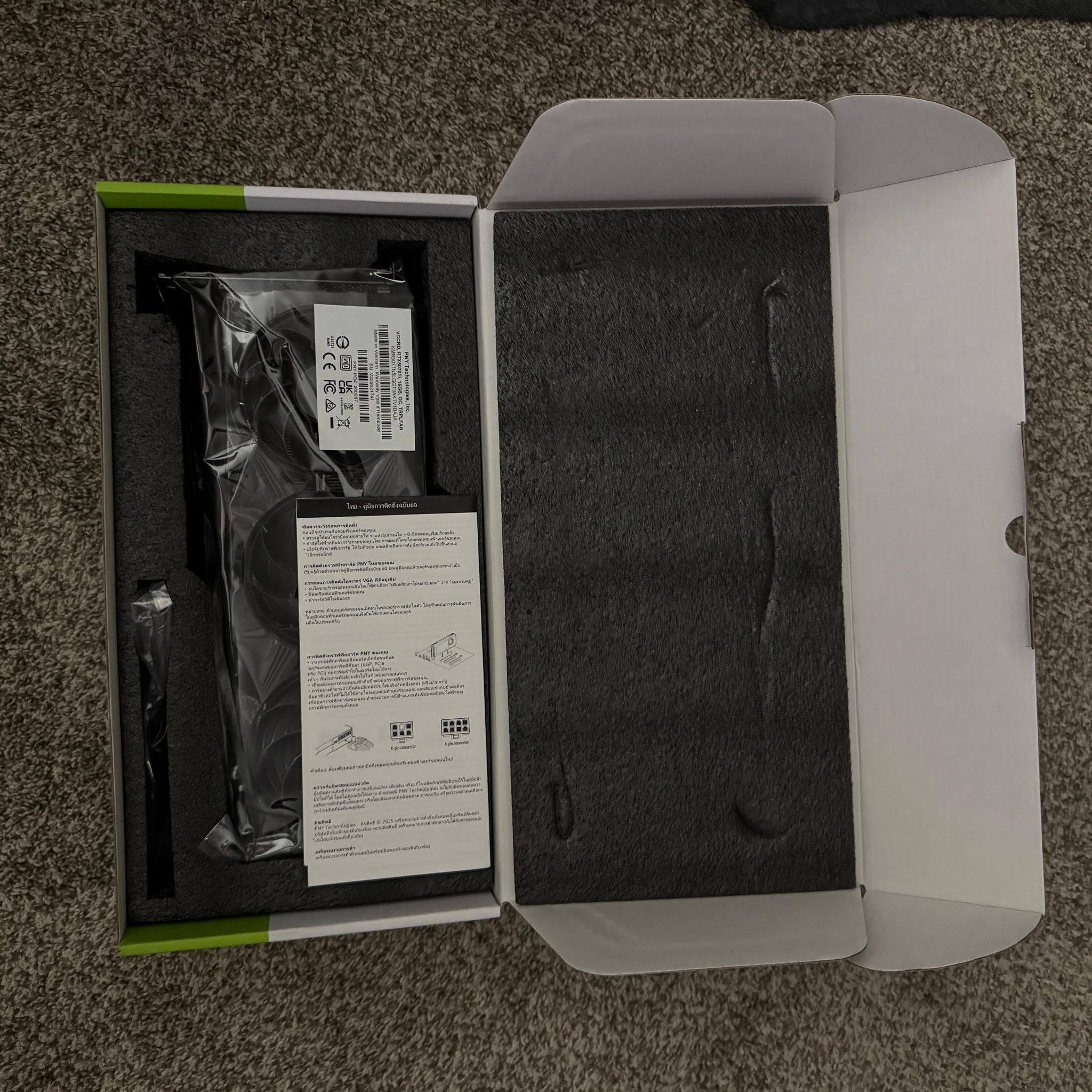 PNY NVIDIA GeForce RTX 5070 Ti OC Triple Fan Graphics Card 16GB GDDR7