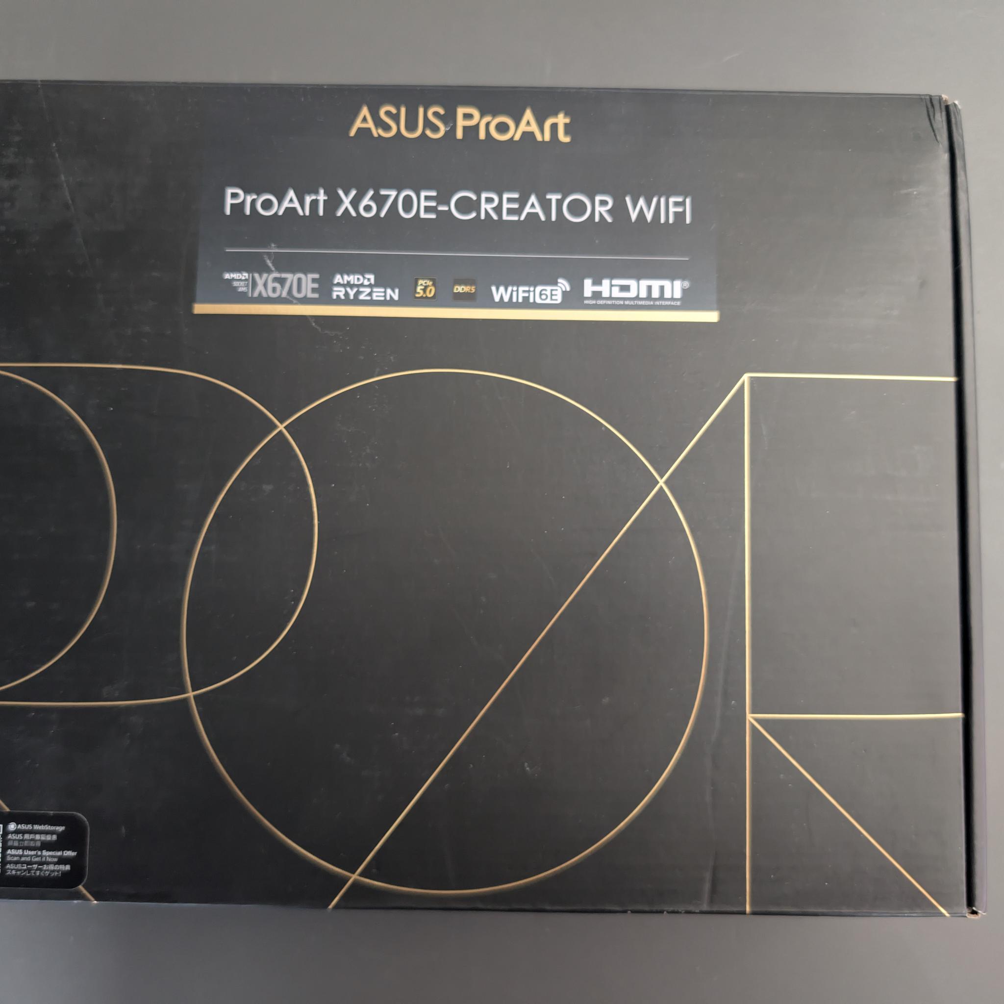 Asus ProArt X670E ATX Motherboard - Includes 10Gb Ethernet!