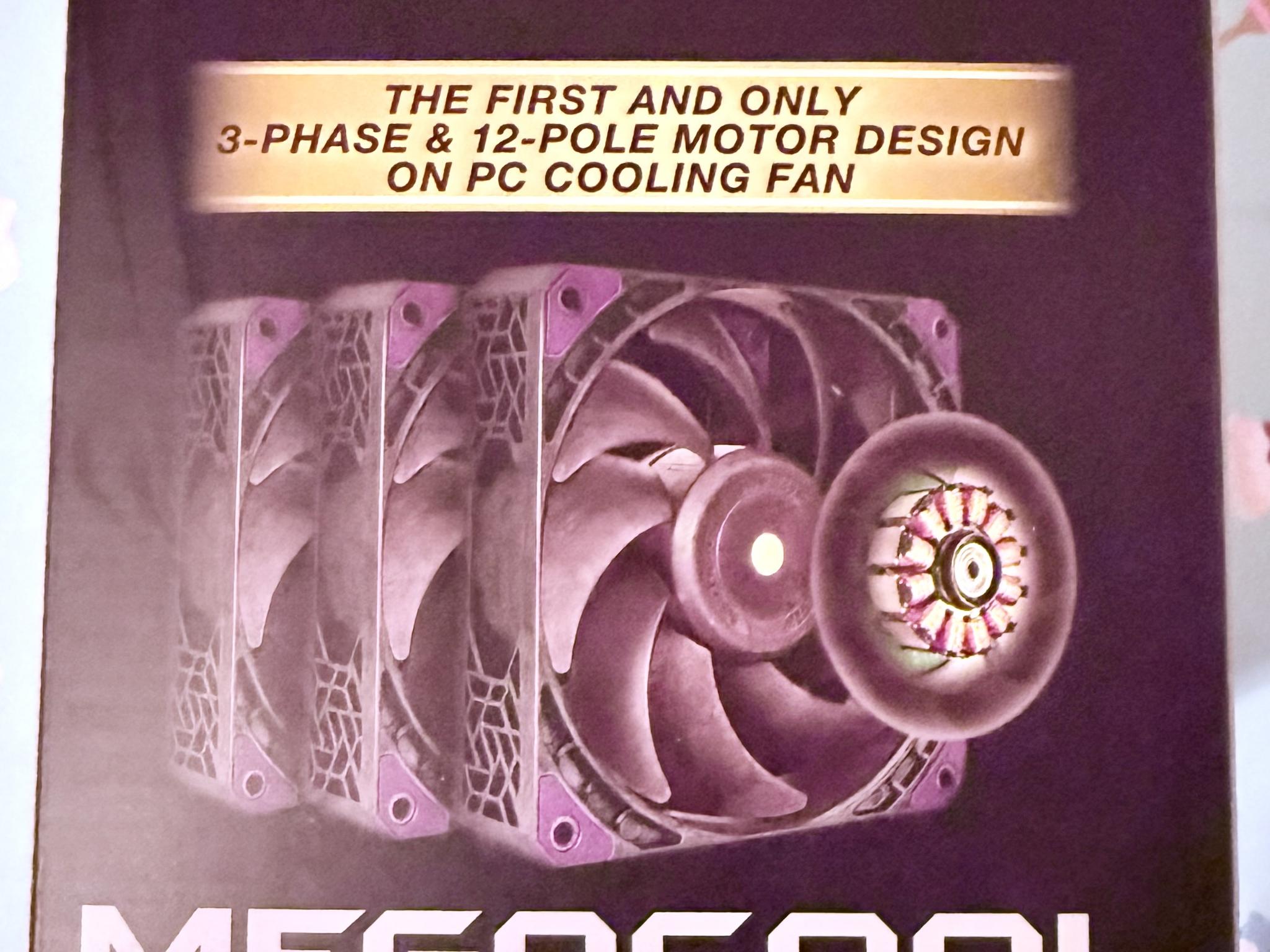 BNIB Super Flower MEGACOOL 120mm Fan, Triple-Pack, PWM, Computer Case Fan (SF-PF121-BK_3P)